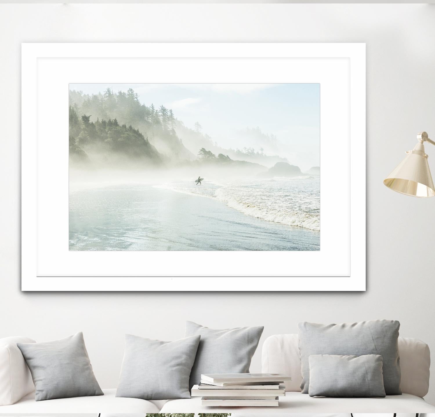 Suhrie - Catching the Morning Surf by 1X on GIANT ART - blue landscape