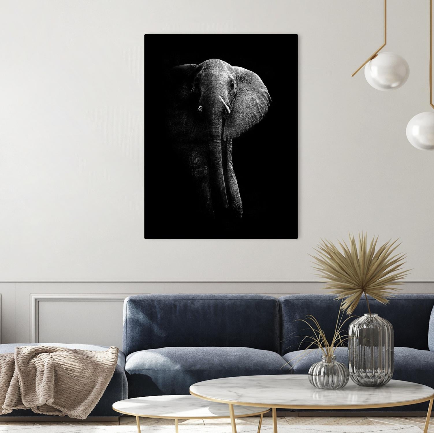 Elephant! by WildPhotoArt on GIANT ART - white black&white nature