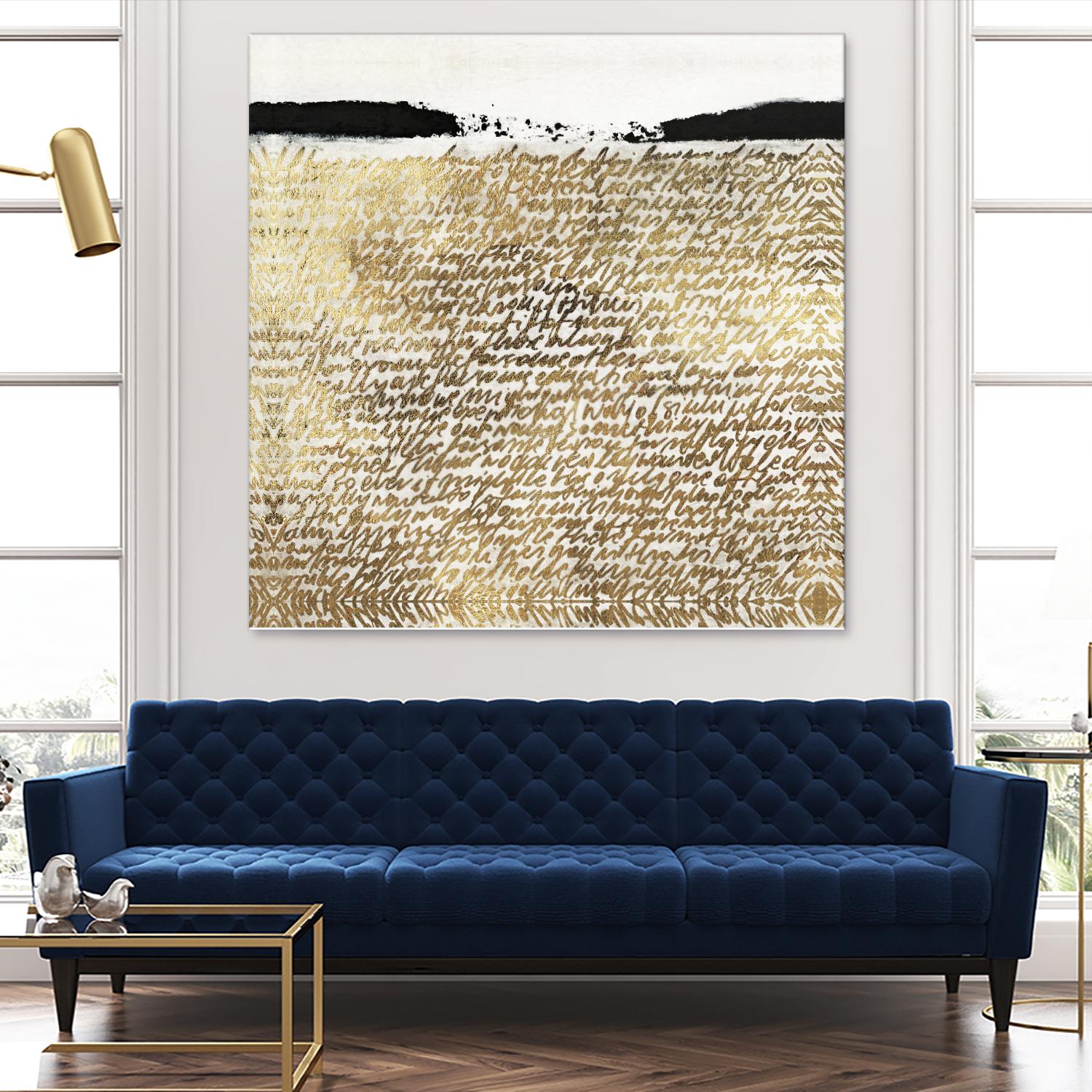 Sequence I by Jadwiga Jarosiewicz on GIANT ART - black abstract