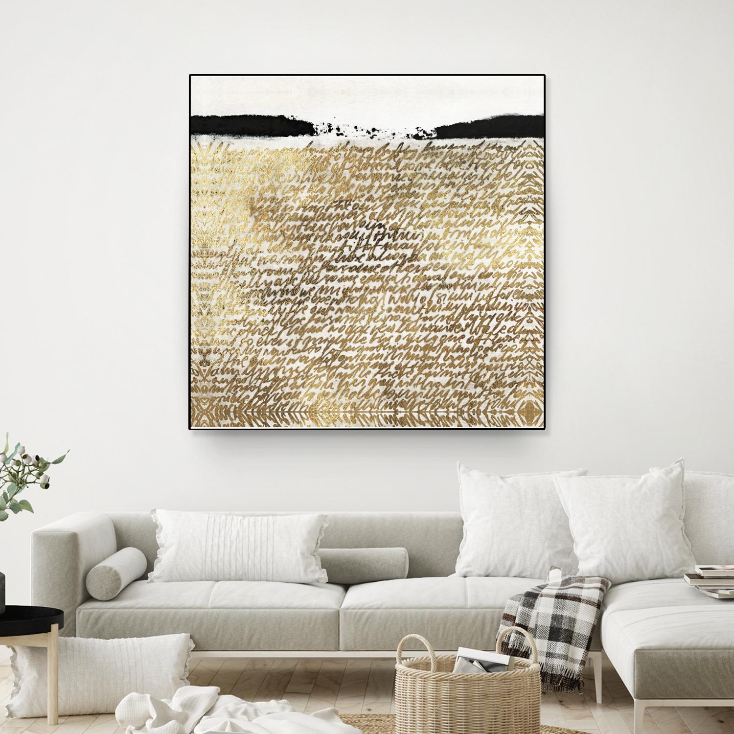 Sequence I by Jadwiga Jarosiewicz on GIANT ART - black abstract