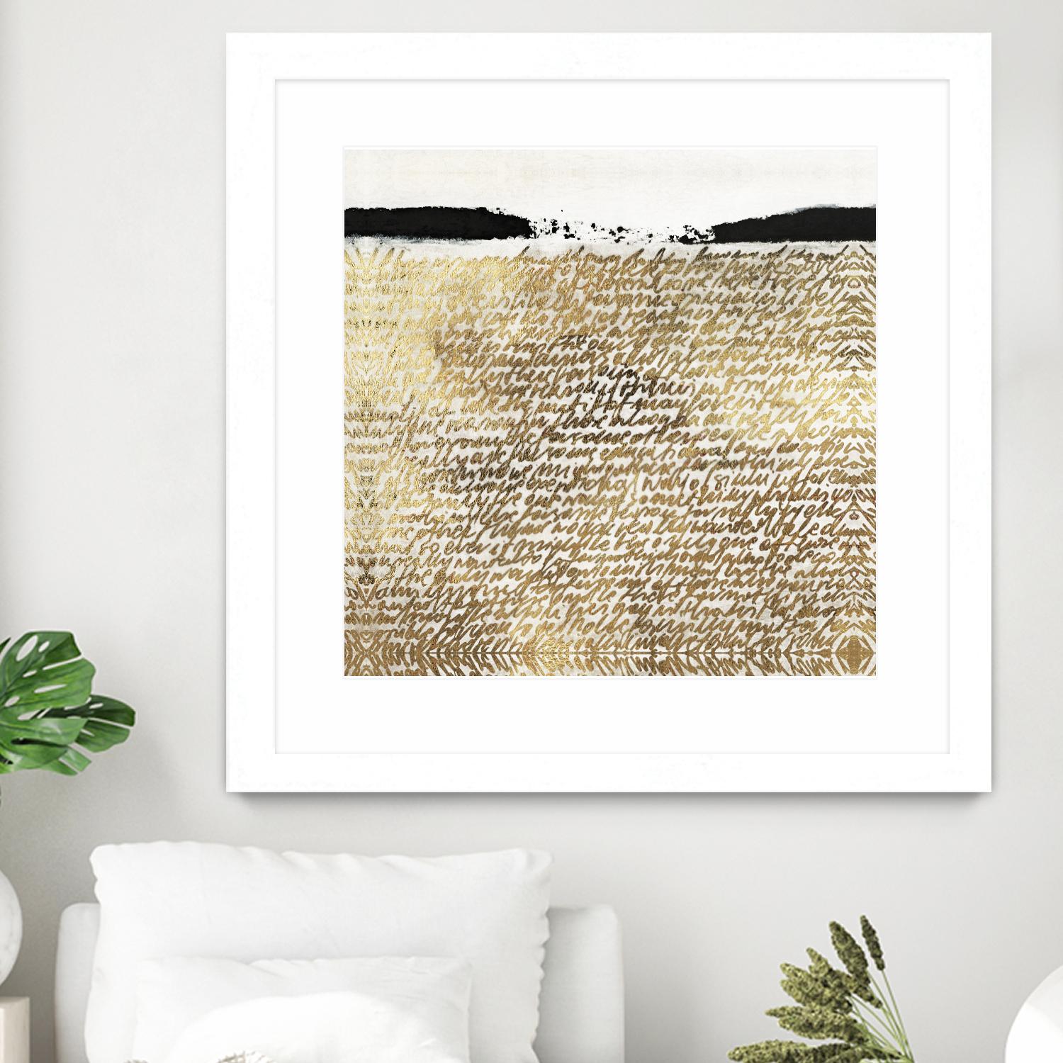 Sequence I by Jadwiga Jarosiewicz on GIANT ART - black abstract