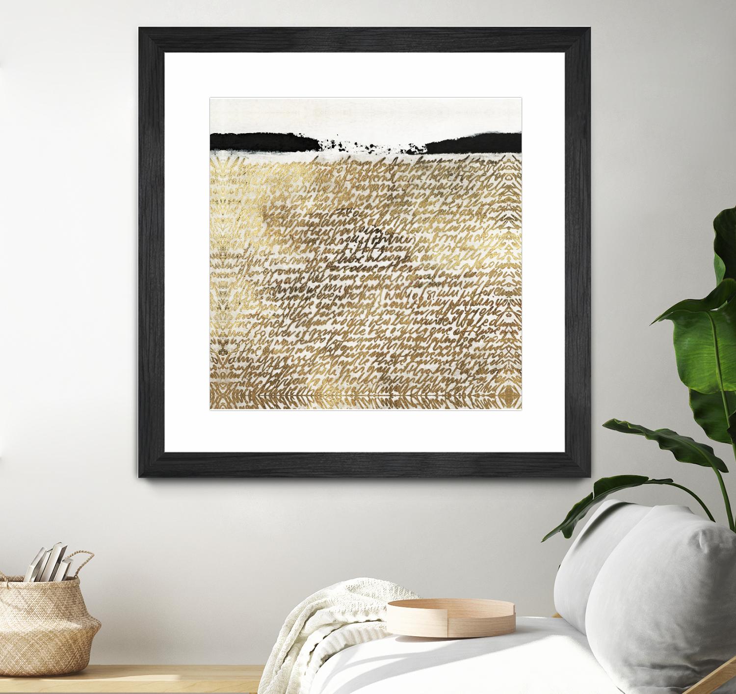 Sequence I by Jadwiga Jarosiewicz on GIANT ART - black abstract