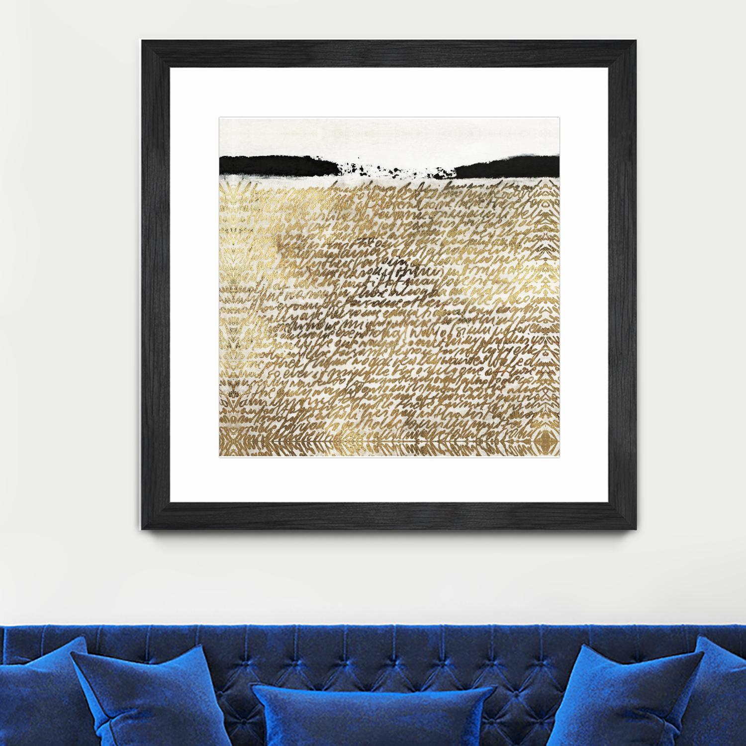 Sequence I by Jadwiga Jarosiewicz on GIANT ART - black abstract