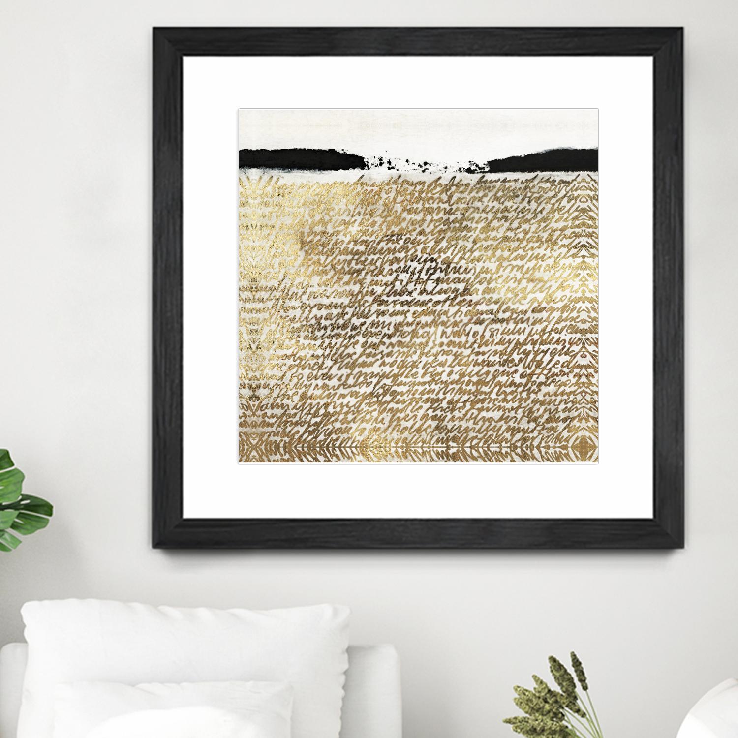 Sequence I by Jadwiga Jarosiewicz on GIANT ART - black abstract