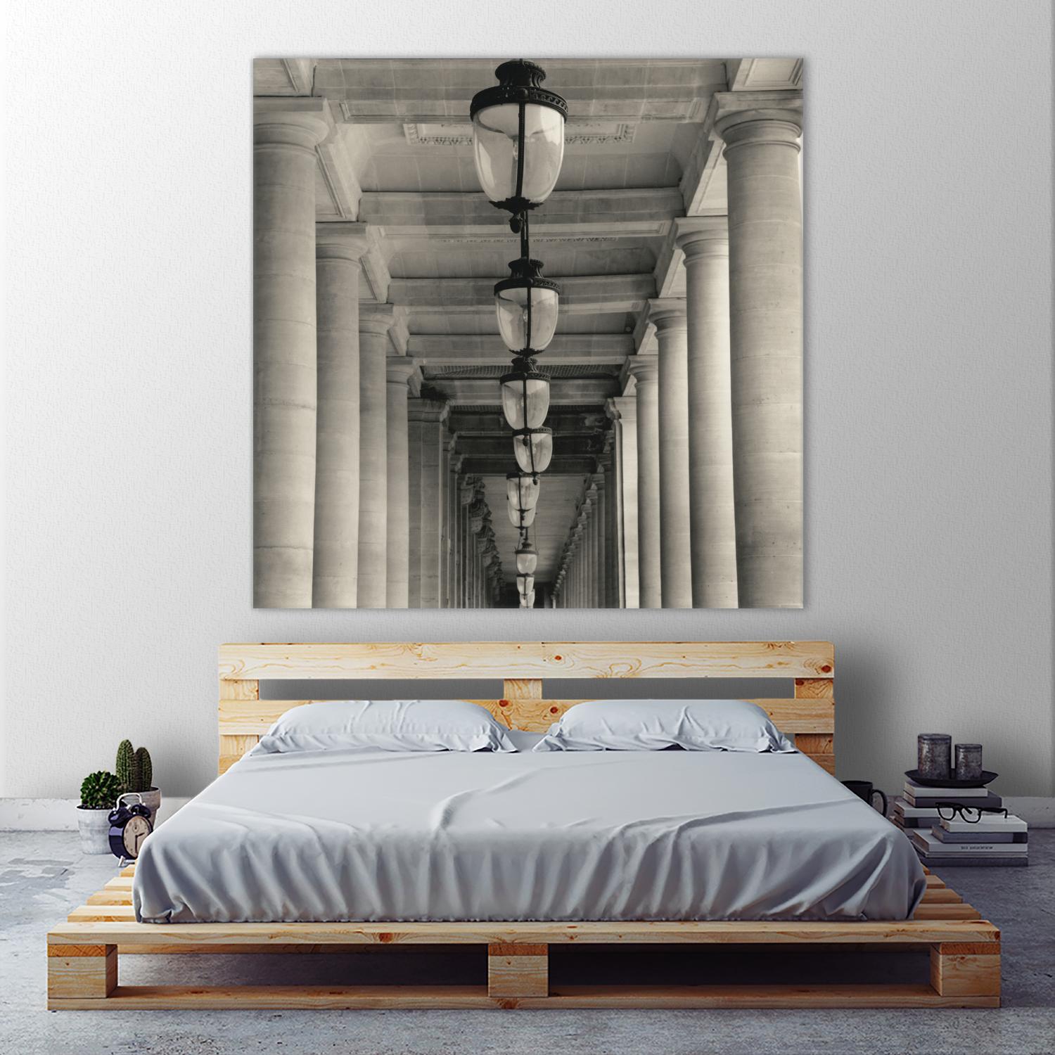 Corridor I by YK Studio on GIANT ART - black architectural perspective