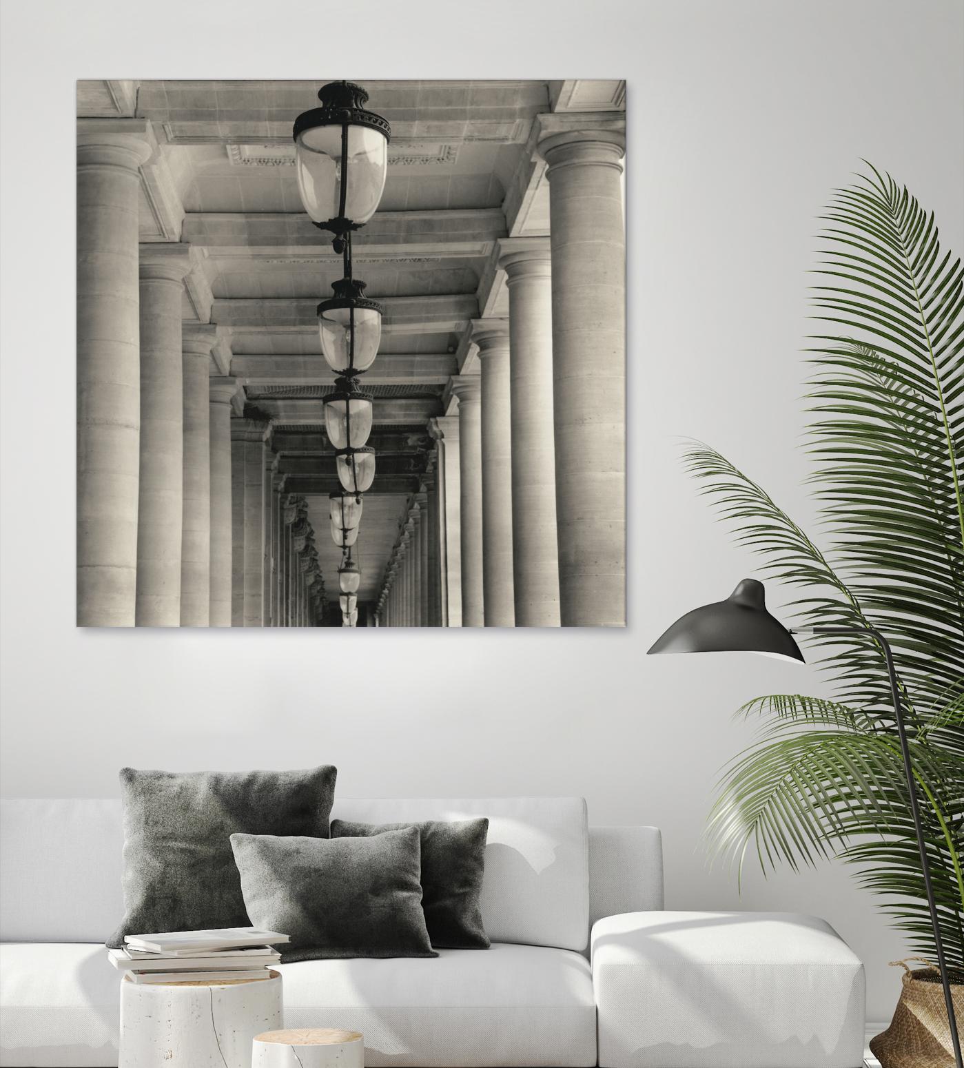 Corridor I by YK Studio on GIANT ART - black architectural perspective