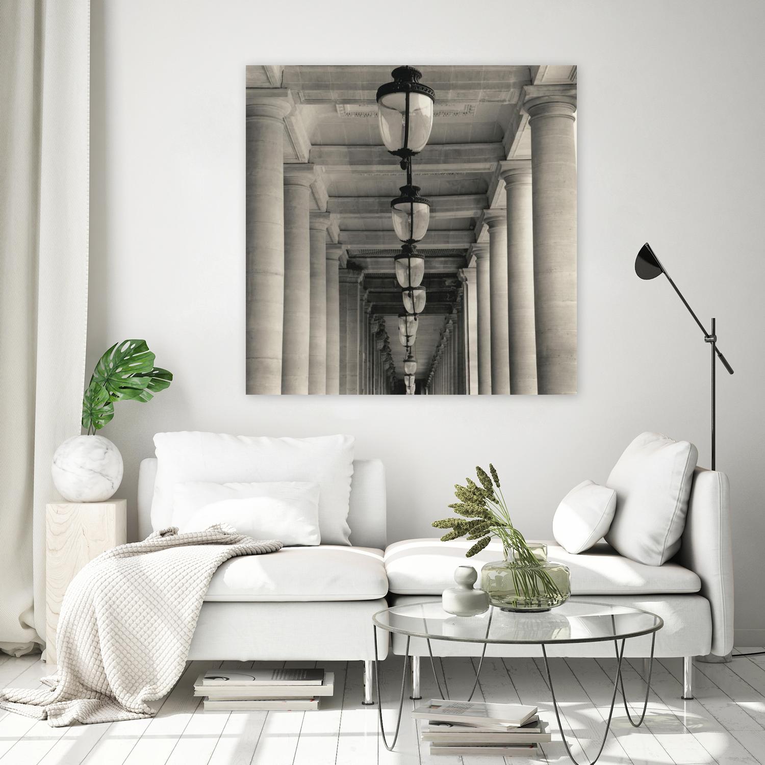 Corridor I by YK Studio on GIANT ART - black architectural perspective