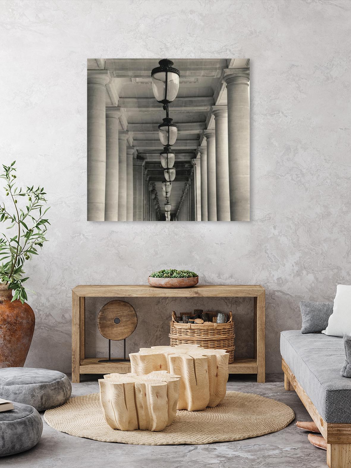 Corridor I by YK Studio on GIANT ART - black architectural perspective