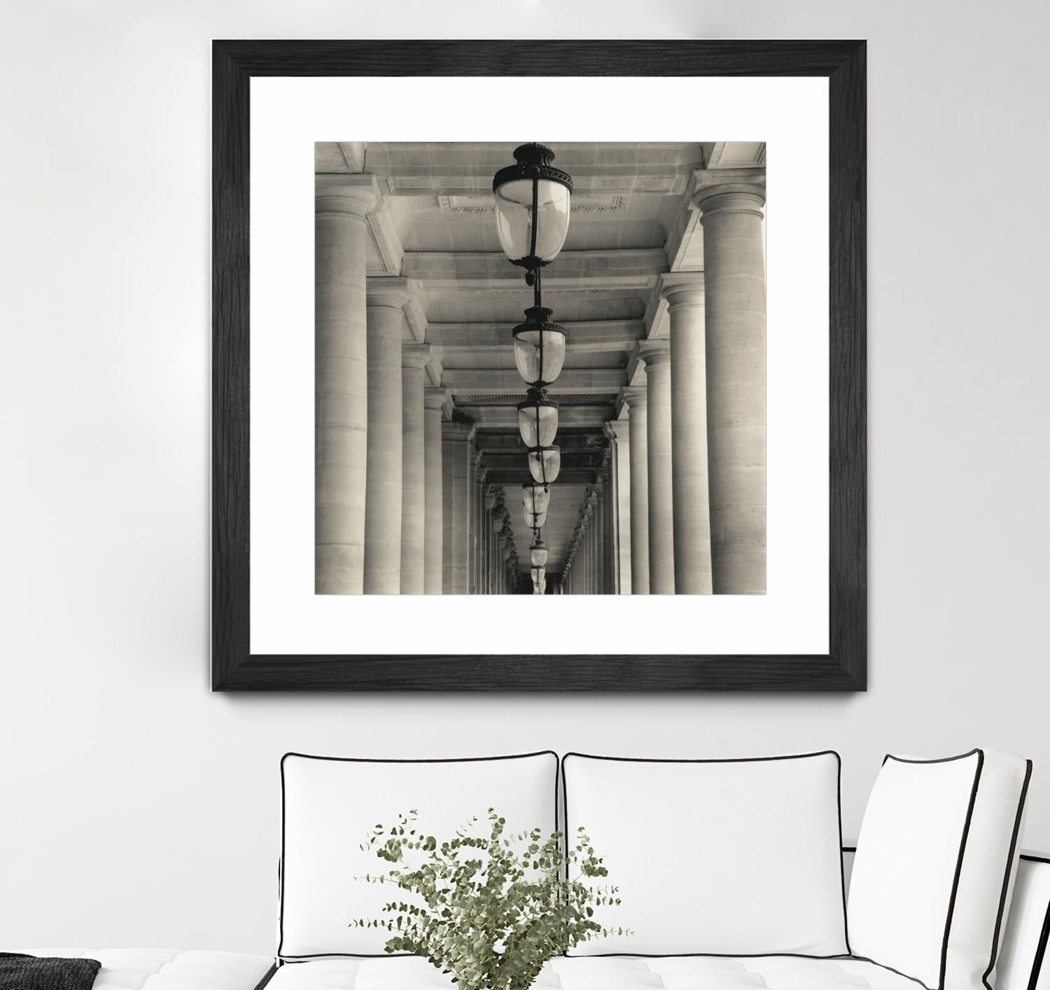 Corridor I by YK Studio on GIANT ART - black architectural perspective