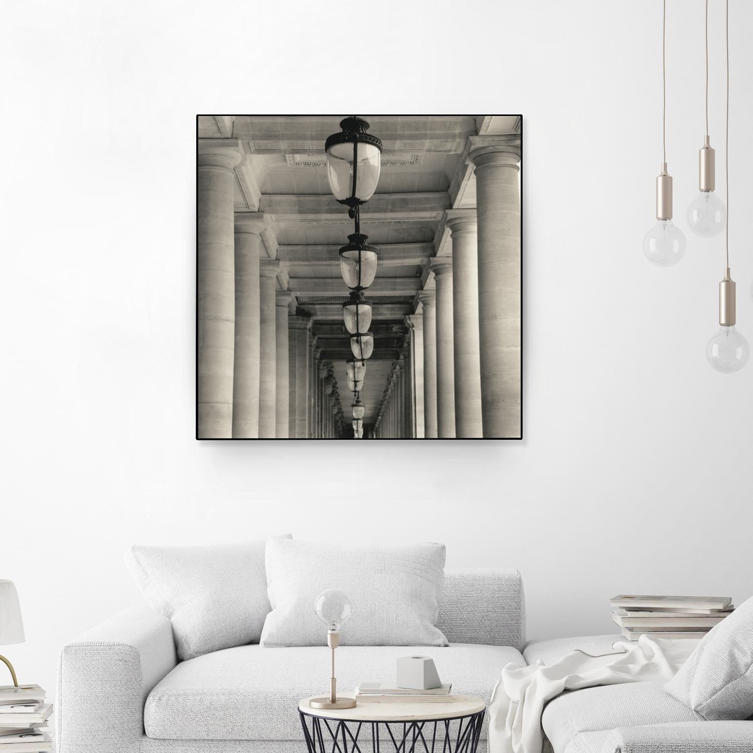 Corridor I by YK Studio on GIANT ART - black architectural perspective