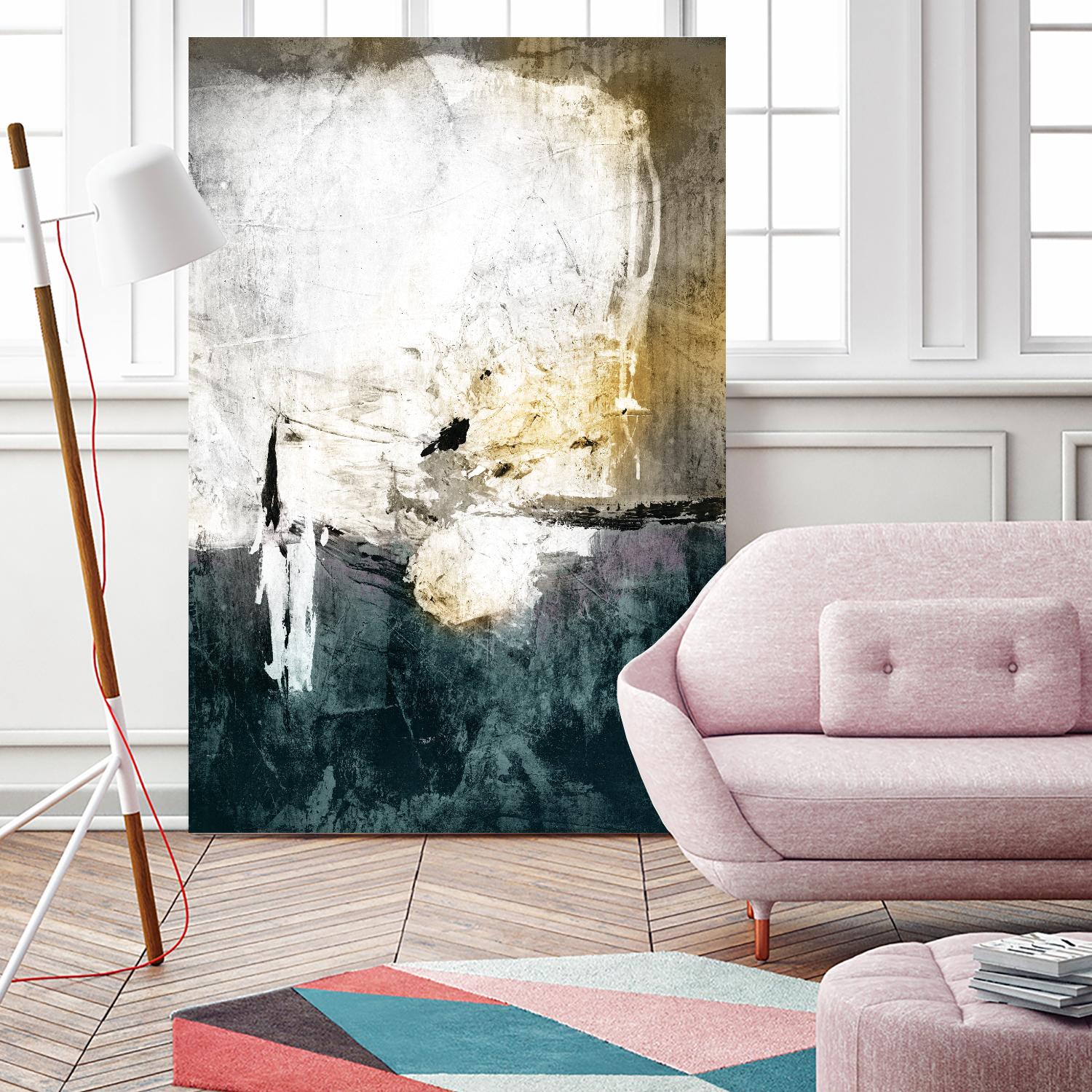 All through the Night by Fiona Hoop on GIANT ART - white abstract