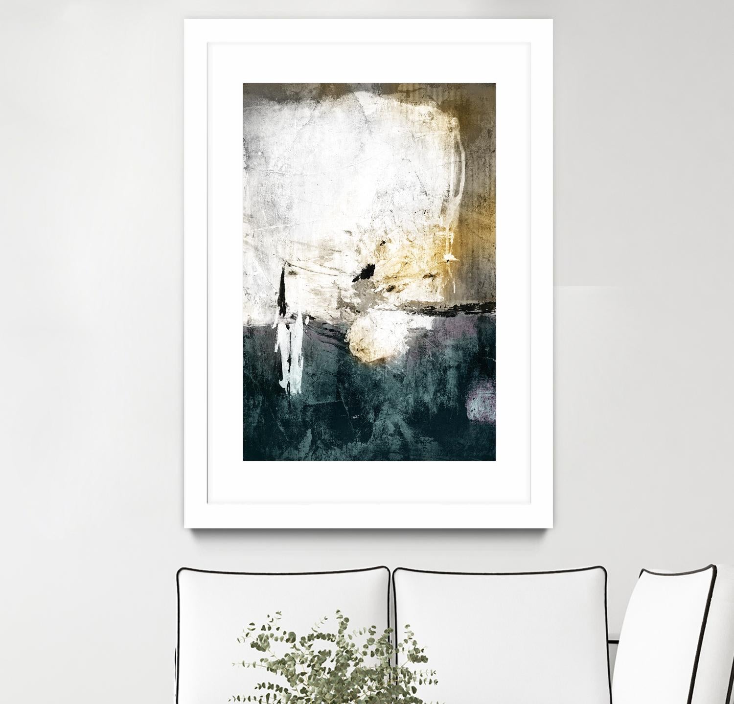 All through the Night by Fiona Hoop on GIANT ART - white abstract