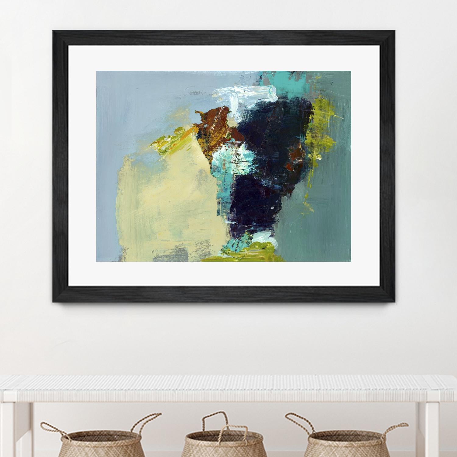 Absence by Fiona Hoop on GIANT ART - yellow abstract