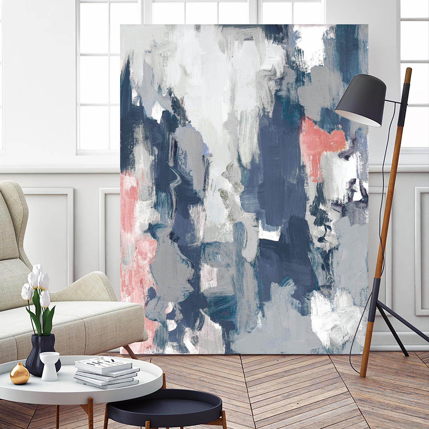 Blue Serenade Abstract by Lanie Loreth on GIANT ART - blue abstract