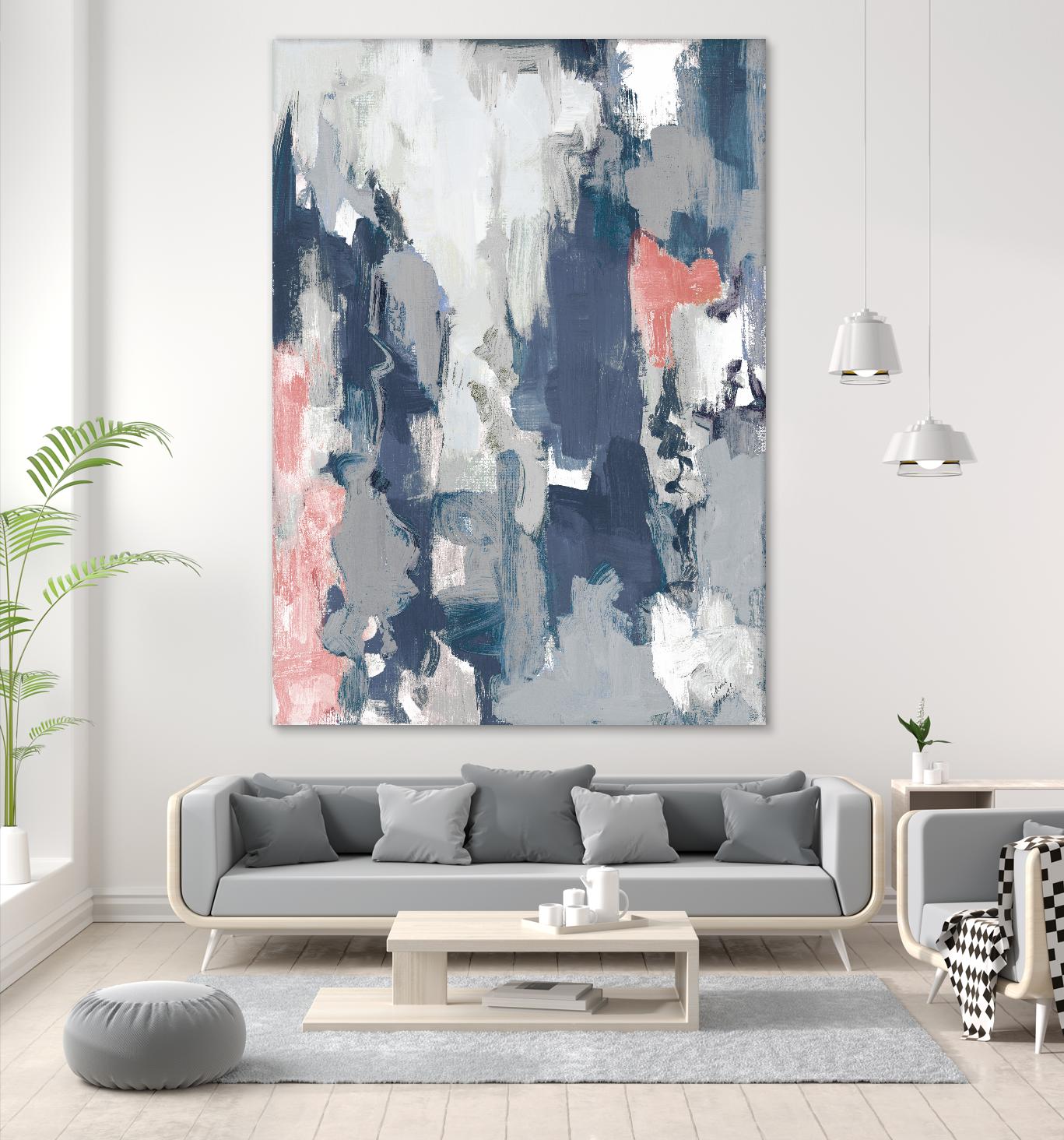 Blue Serenade Abstract by Lanie Loreth on GIANT ART - blue abstract