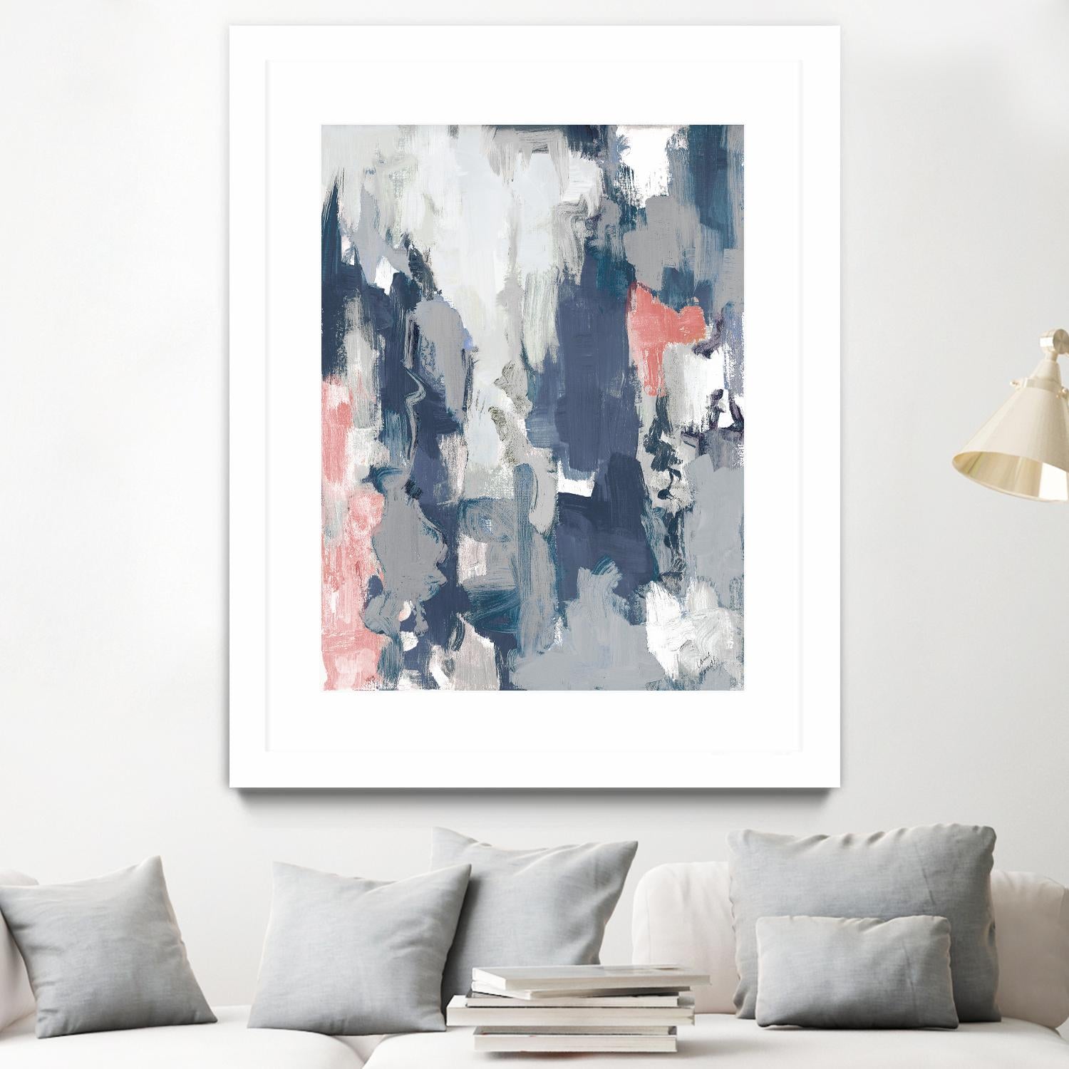 Blue Serenade Abstract by Lanie Loreth on GIANT ART - blue abstract