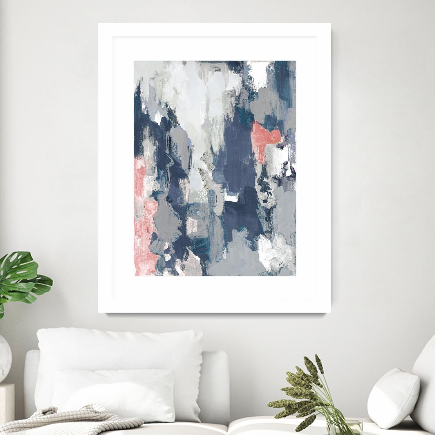 Blue Serenade Abstract by Lanie Loreth on GIANT ART - blue abstract