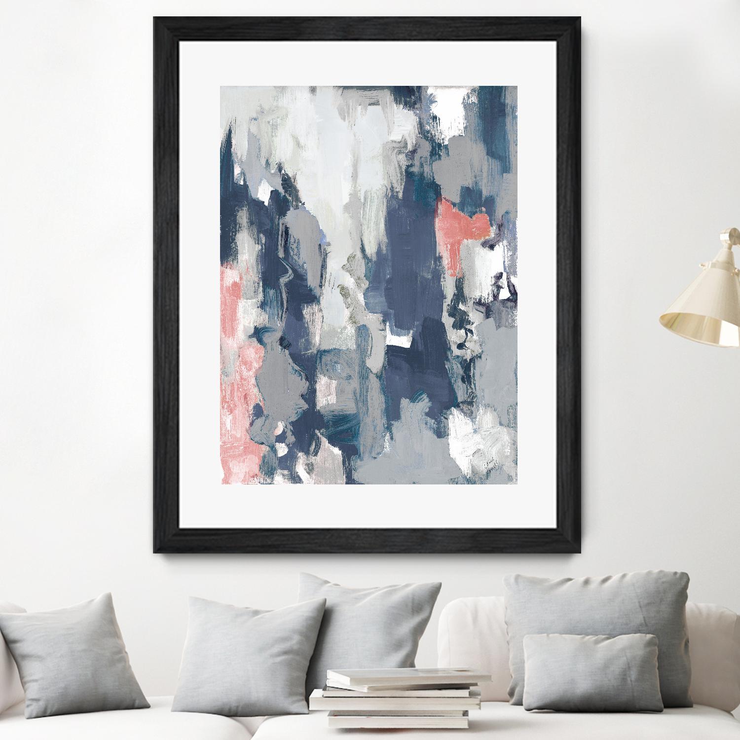 Blue Serenade Abstract by Lanie Loreth on GIANT ART - blue abstract