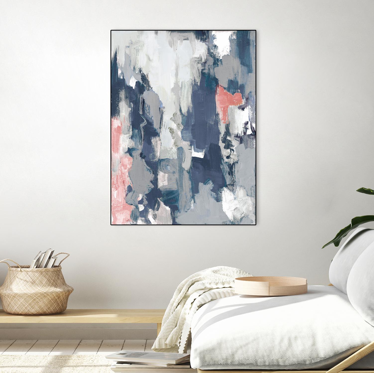 Blue Serenade Abstract by Lanie Loreth on GIANT ART - blue abstract