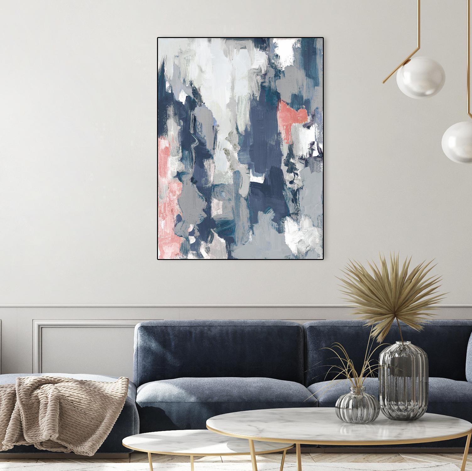 Blue Serenade Abstract by Lanie Loreth on GIANT ART - blue abstract