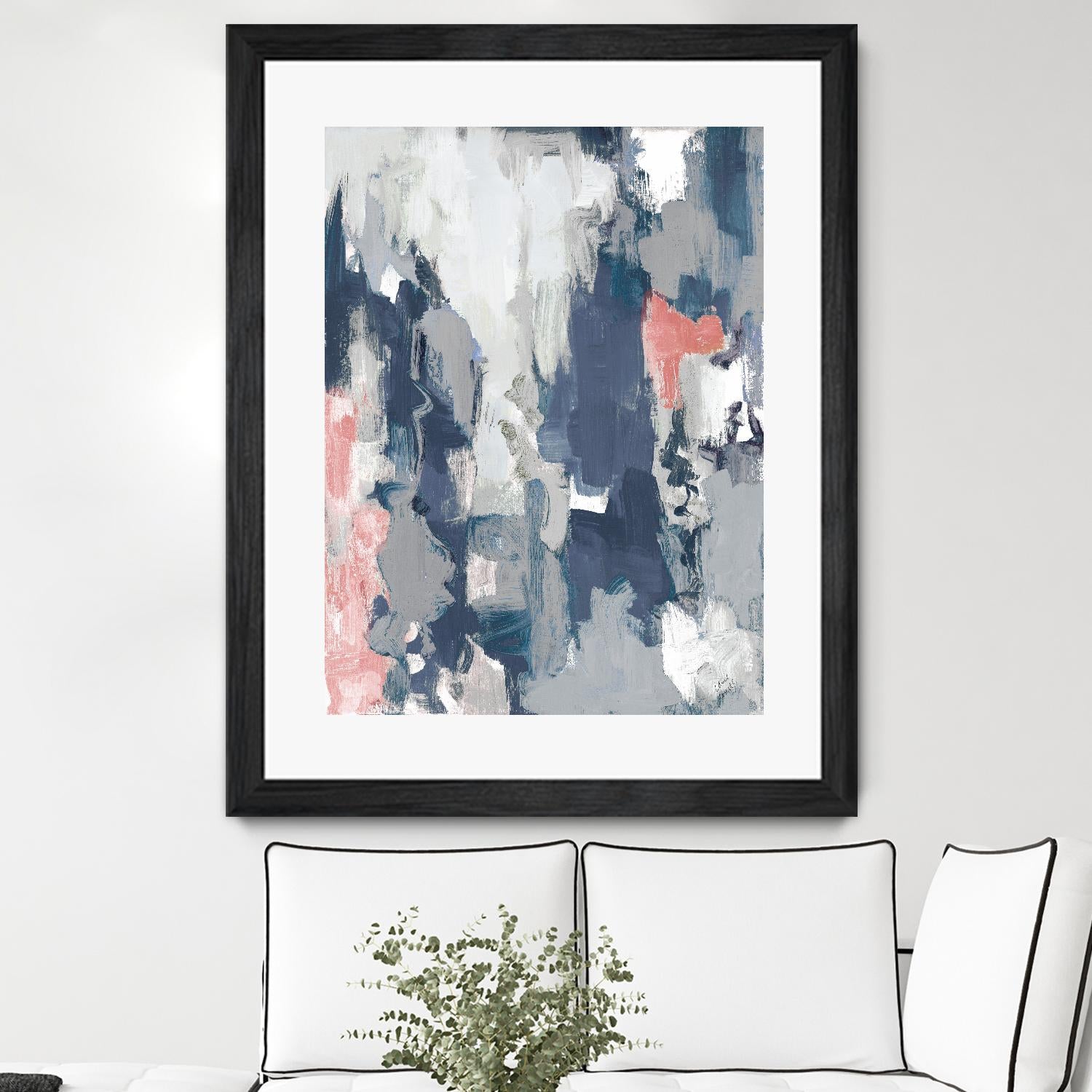 Blue Serenade Abstract by Lanie Loreth on GIANT ART - blue abstract