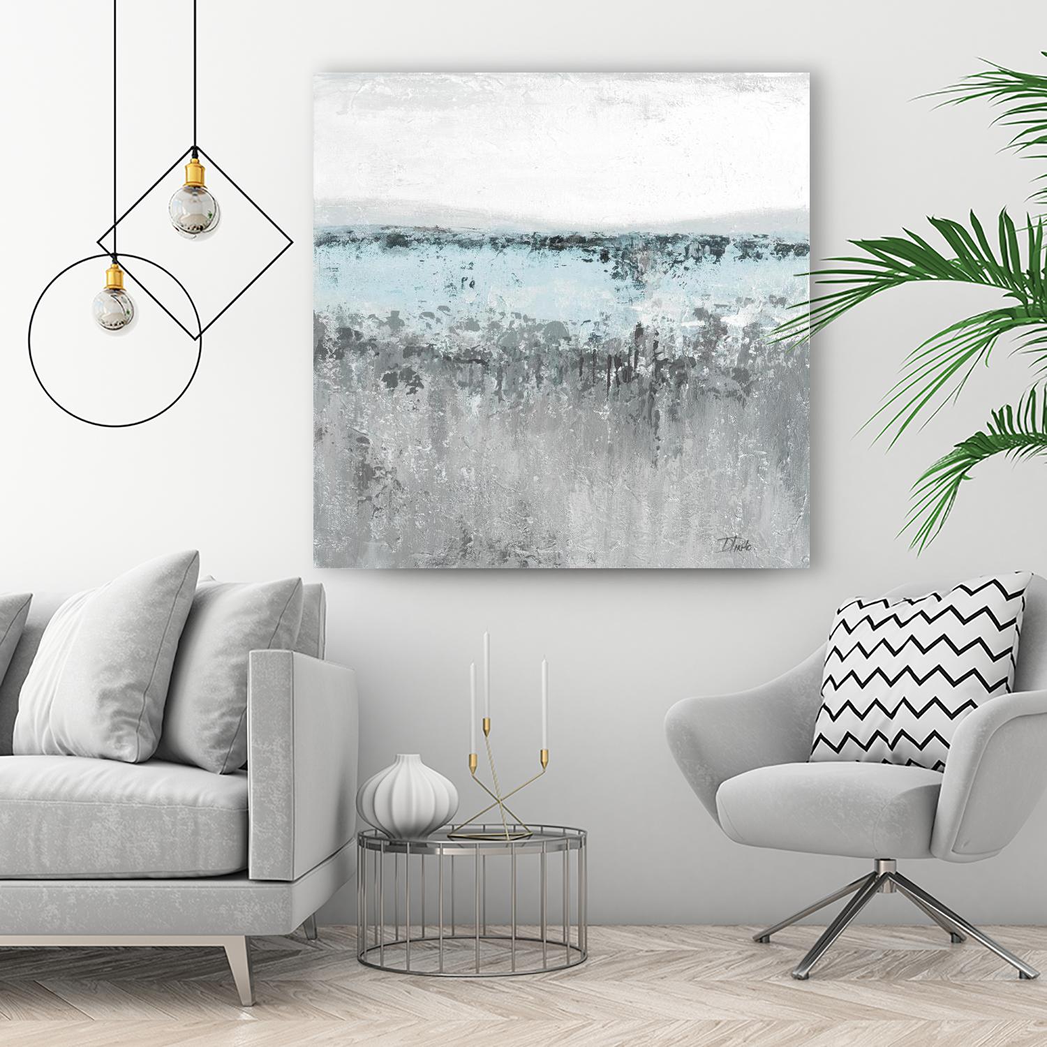 Antique Silver Contemporary II by Patricia Pinto on GIANT ART - abstract