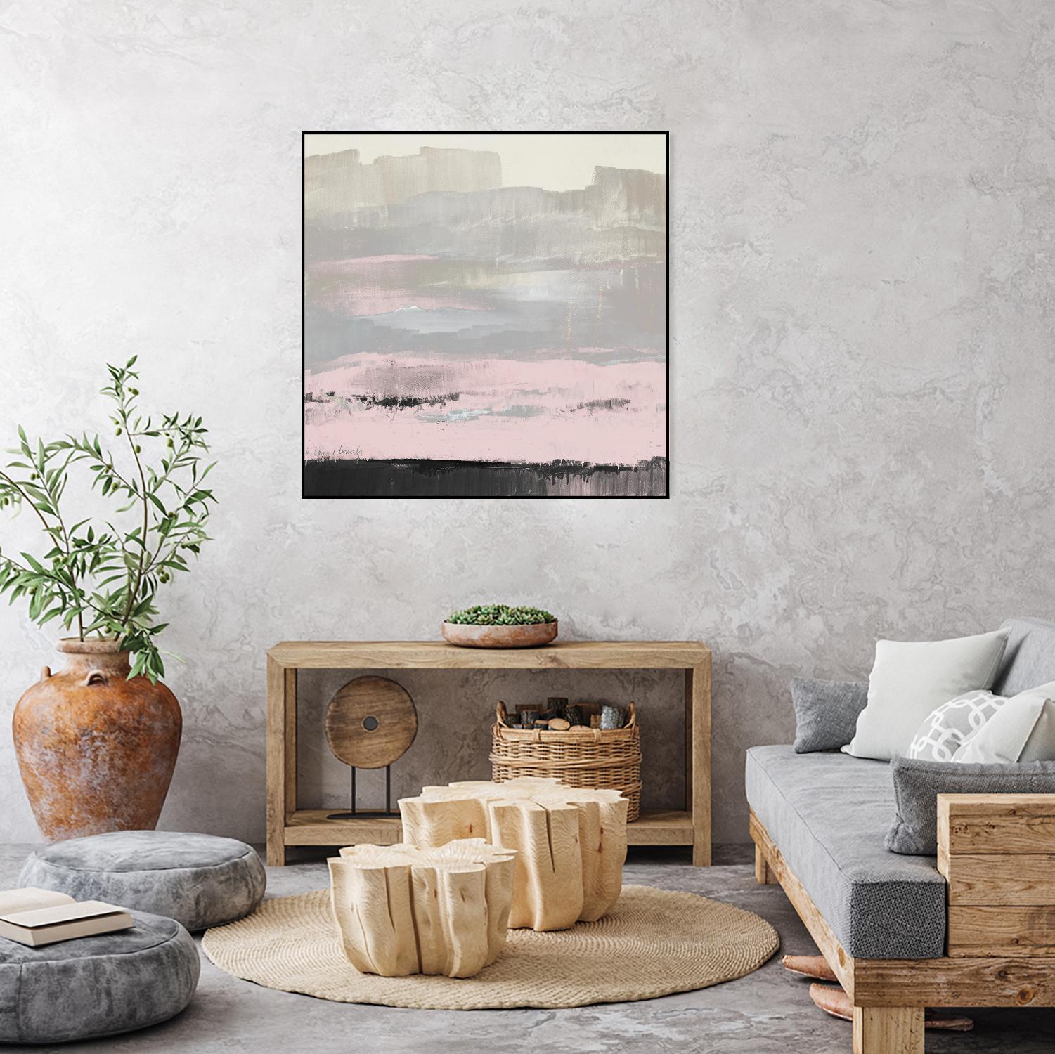In the Distance (Pink) by Lanie Loreth on GIANT ART - abstract