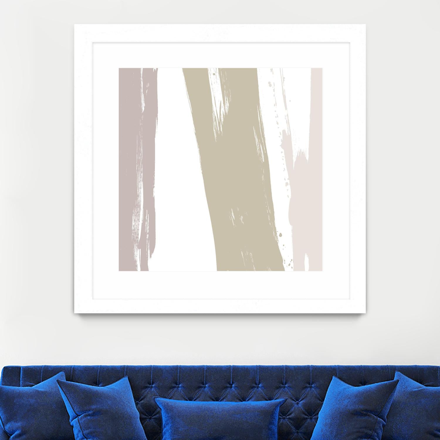 Gray Strokes I by Megan Morris on GIANT ART - abstract