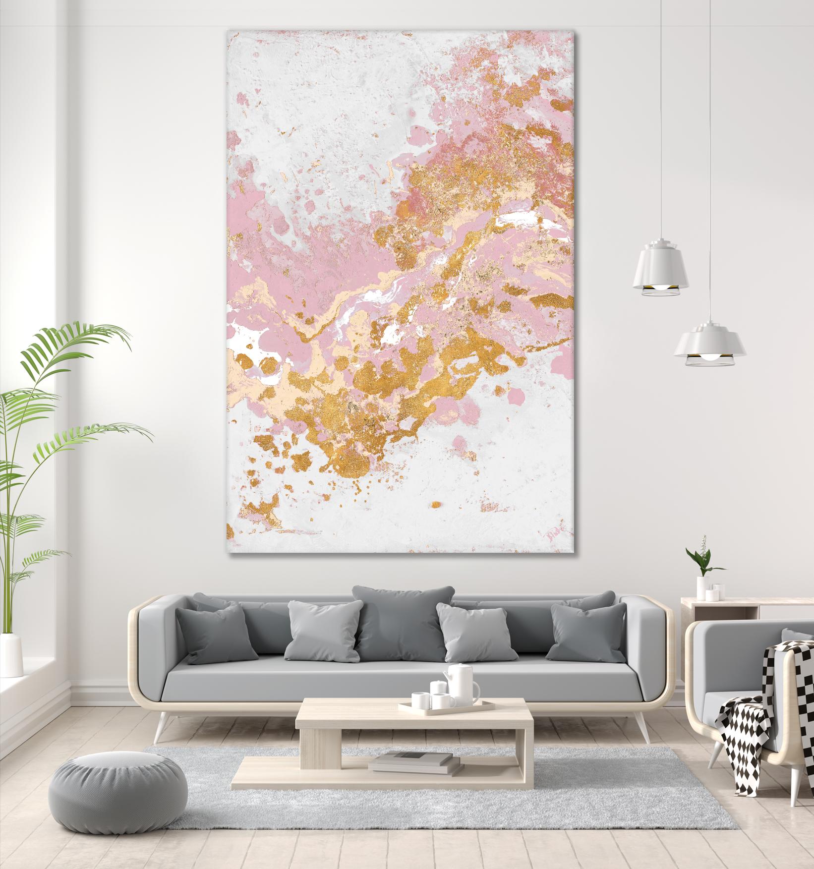 Pink Turbulence by Patricia Pinto on GIANT ART - pink abstract