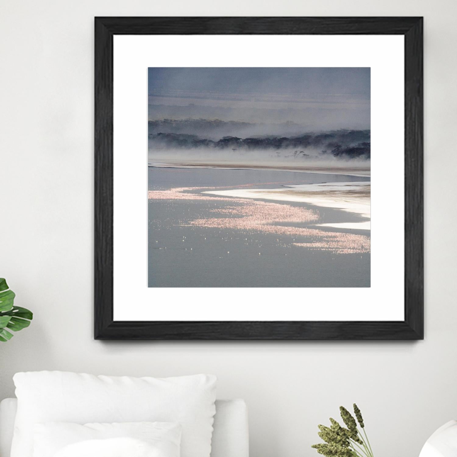 Flamingo Land Square by Carol Walker on GIANT ART - coastal abstract