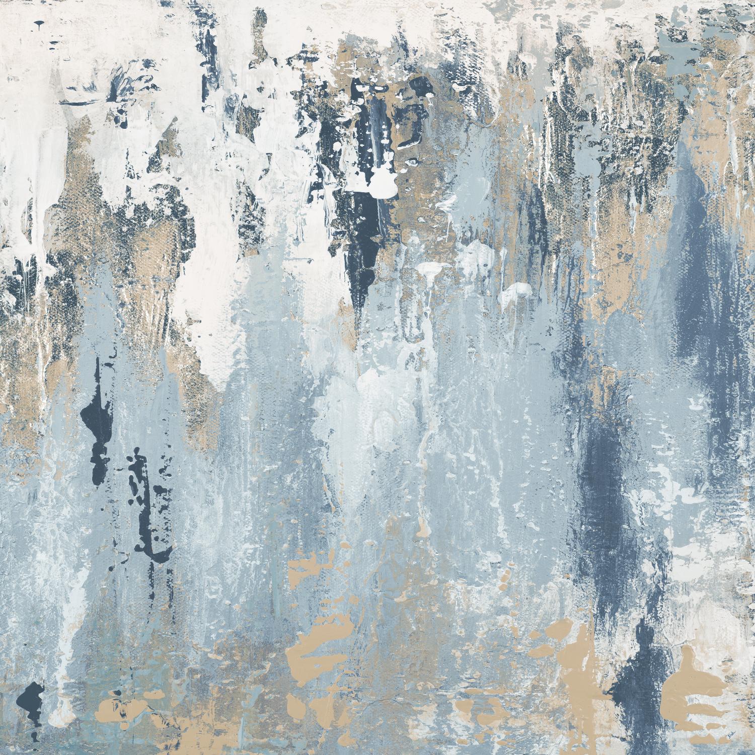 Blue Illusion Square III by Patricia Pinto on GIANT ART - abstract