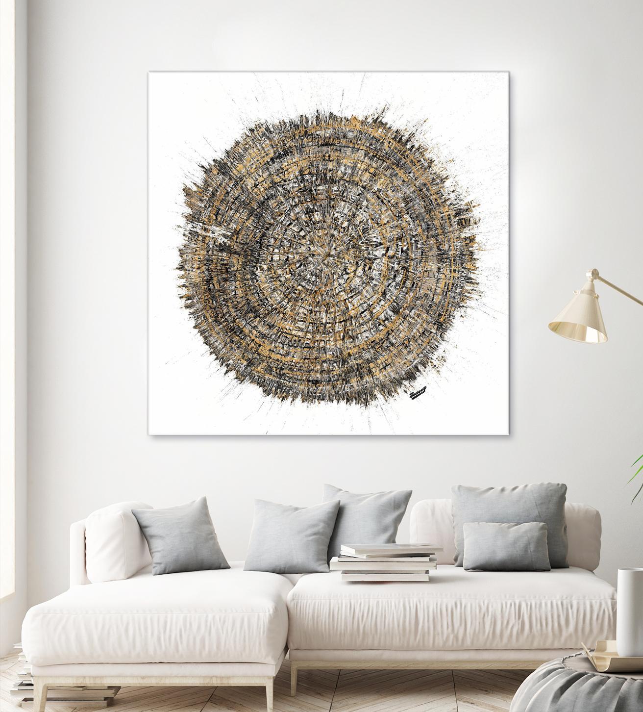 Mysterious Tree Ring by Roberto Gonzalez on GIANT ART - abstract