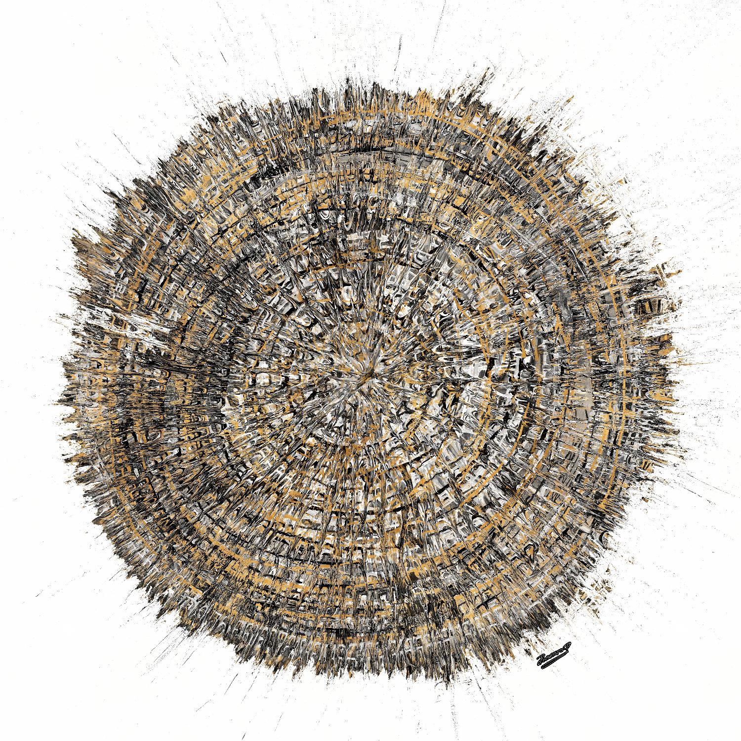 Mysterious Tree Ring by Roberto Gonzalez on GIANT ART - abstract