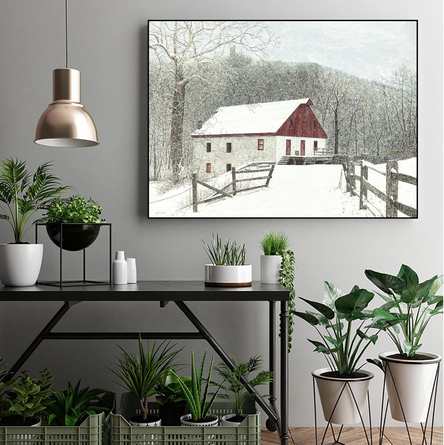 Grist Mill by James Redding on GIANT ART - lodge farm