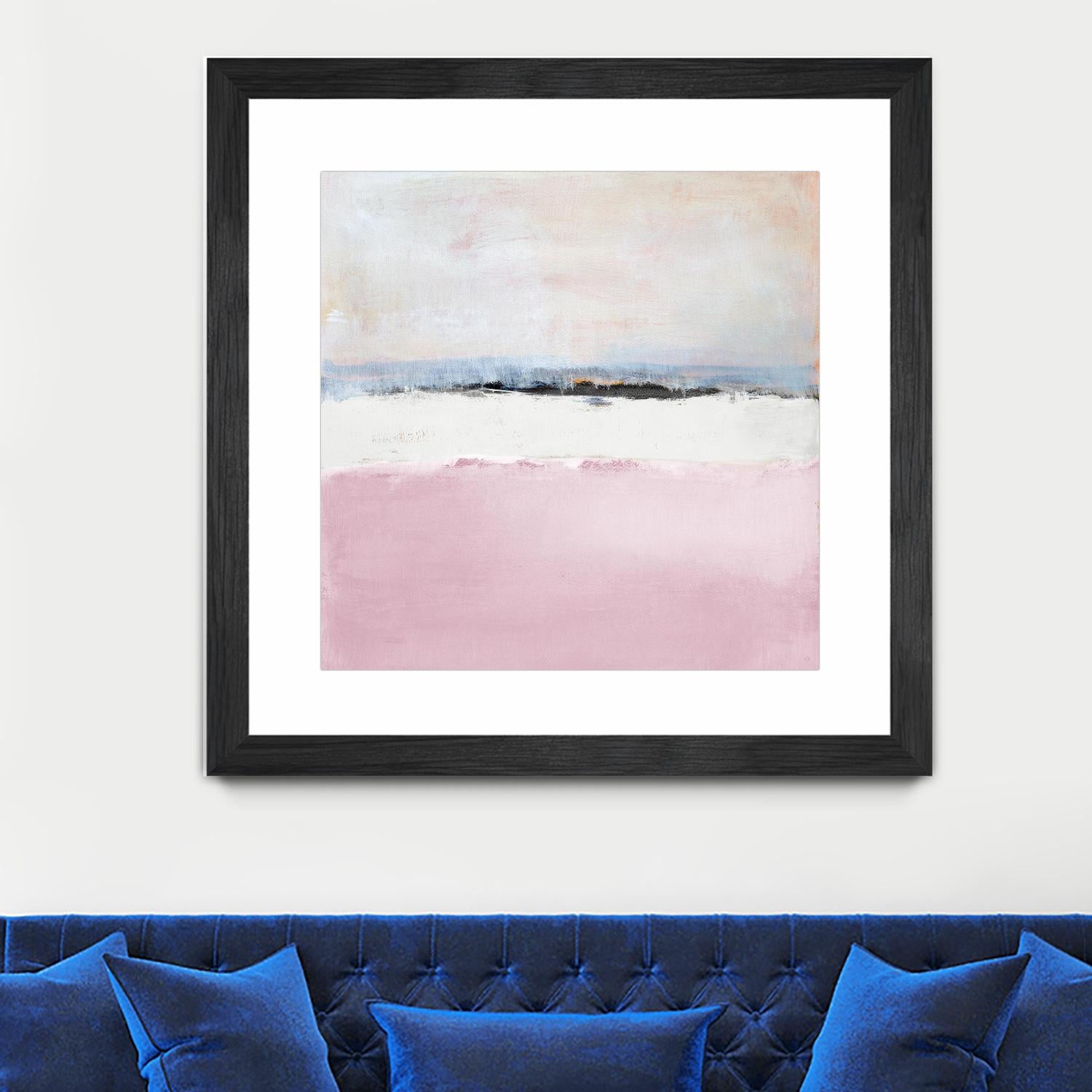 Pink Sea Abstract by Lanie Loreth on GIANT ART - pink abstract costal