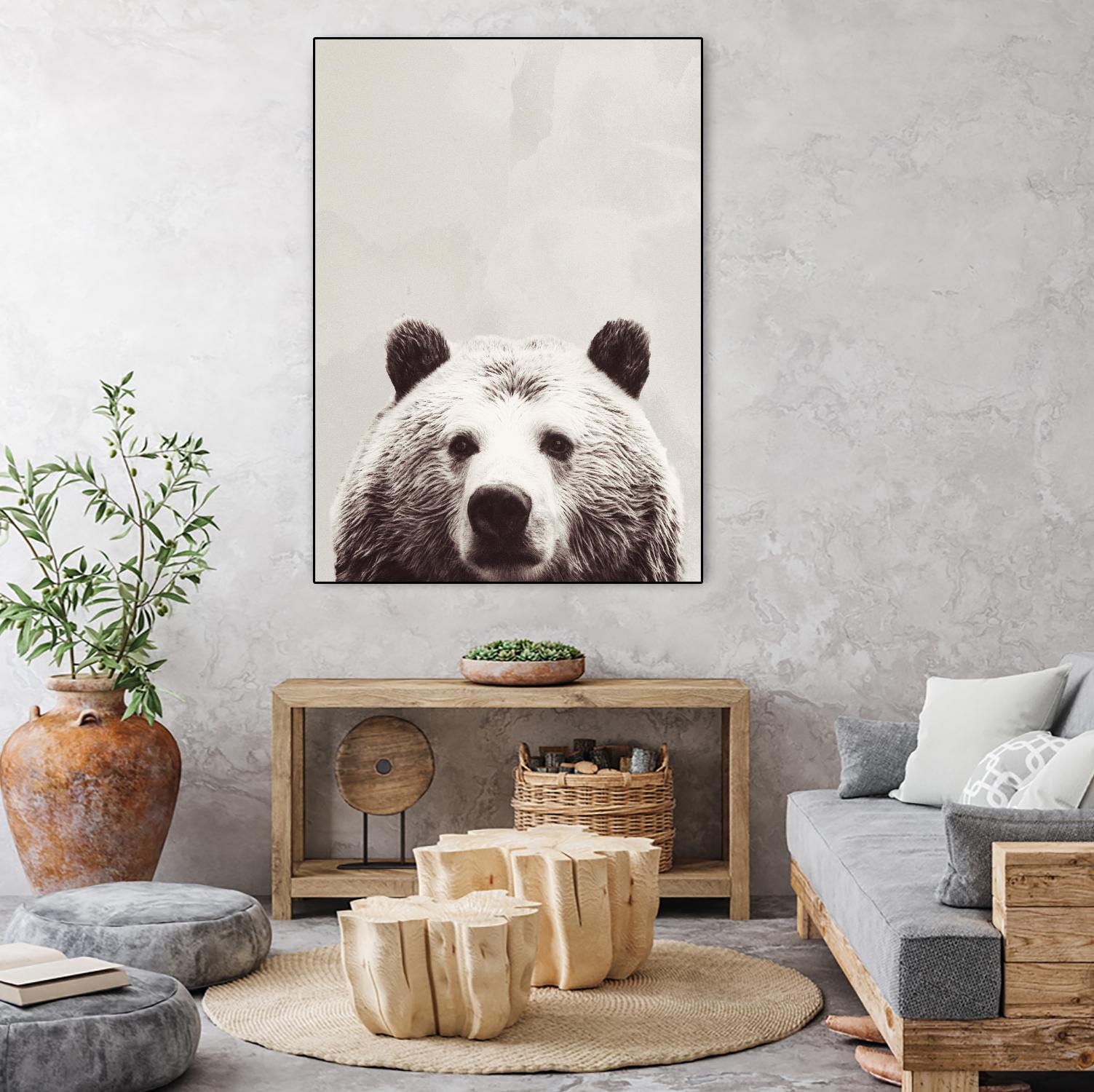 Friendly Bear by Sd Graphics Studio on GIANT ART - animals/wildlife whimsical
