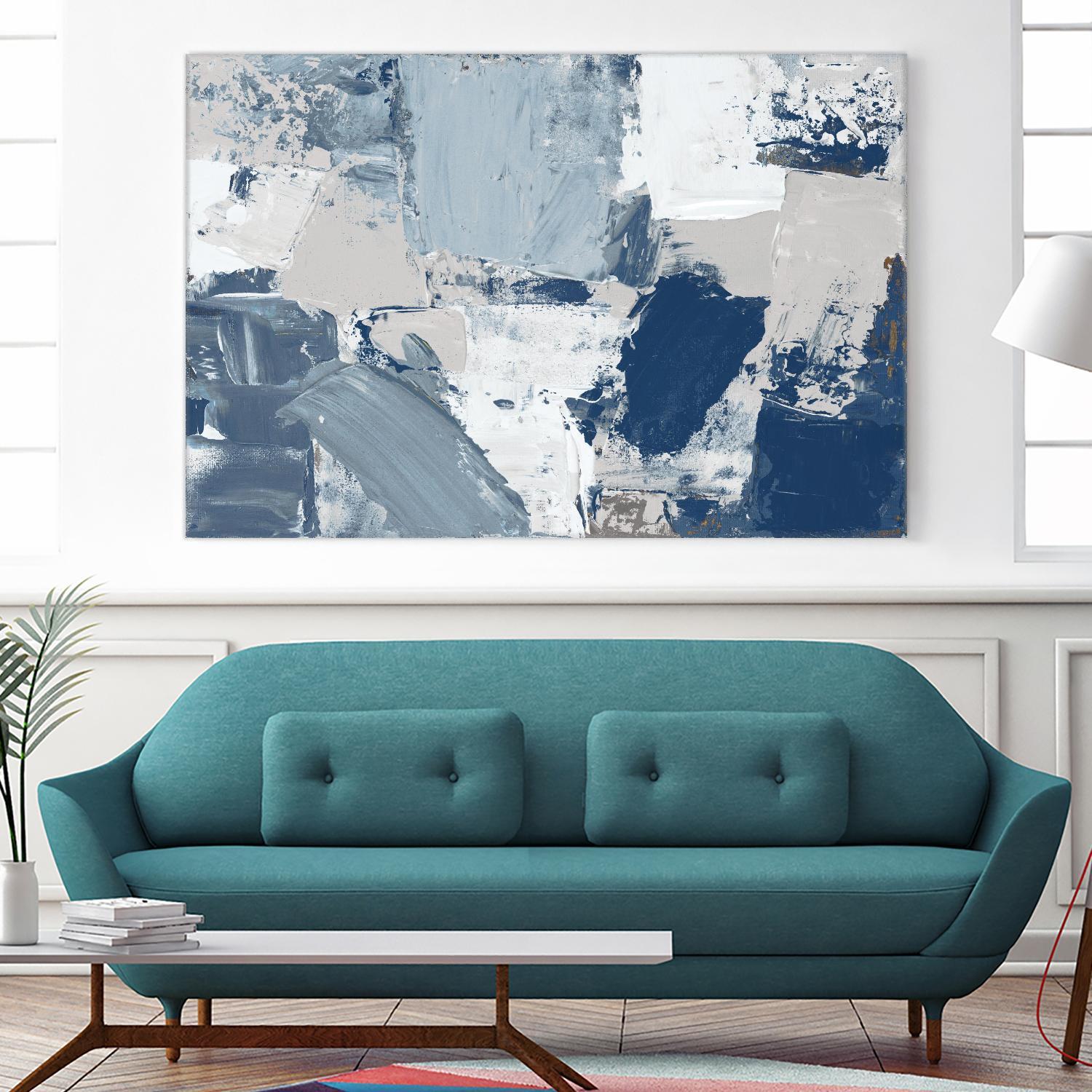Blue Combo by Lanie Loreth on GIANT ART - abstract