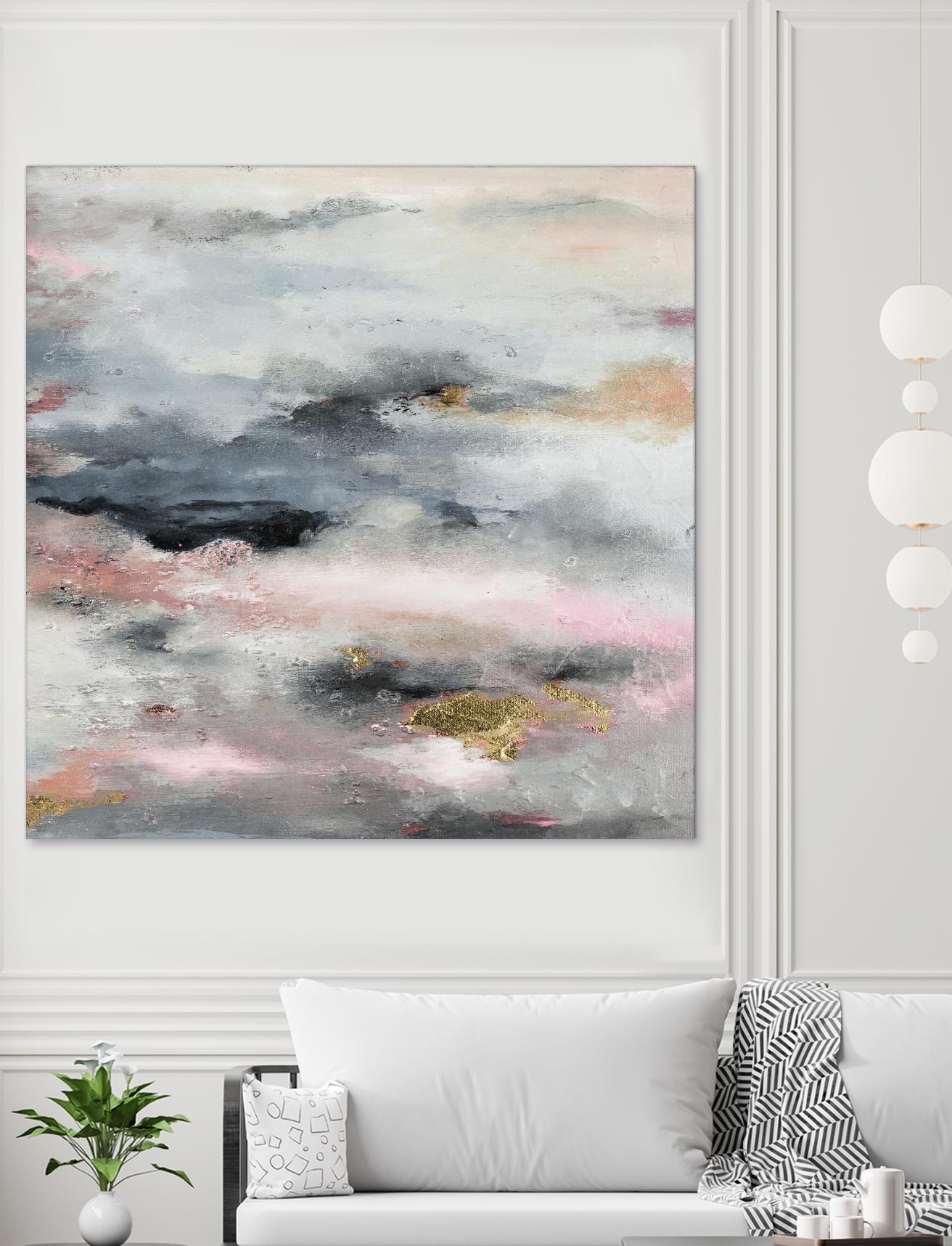 A Blush In The Dark (Square) by Patricia Pinto on GIANT ART - abstract