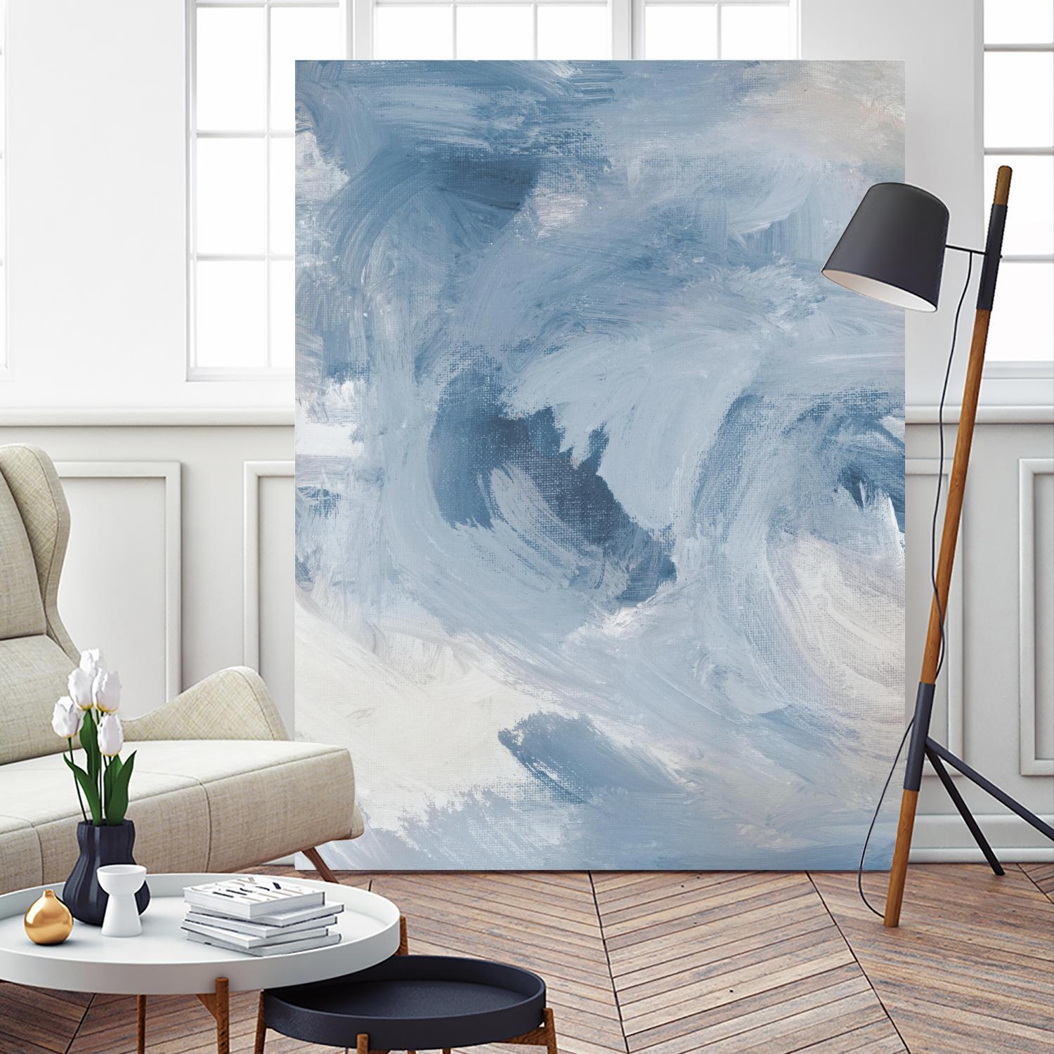 Blue Cloudy Dreams I by Lanie Loreth on GIANT ART - abstract