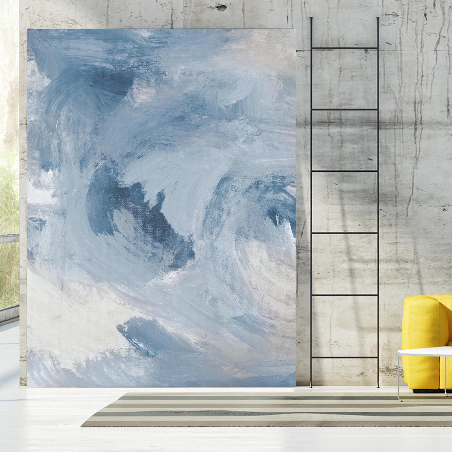 Blue Cloudy Dreams I by Lanie Loreth on GIANT ART - abstract