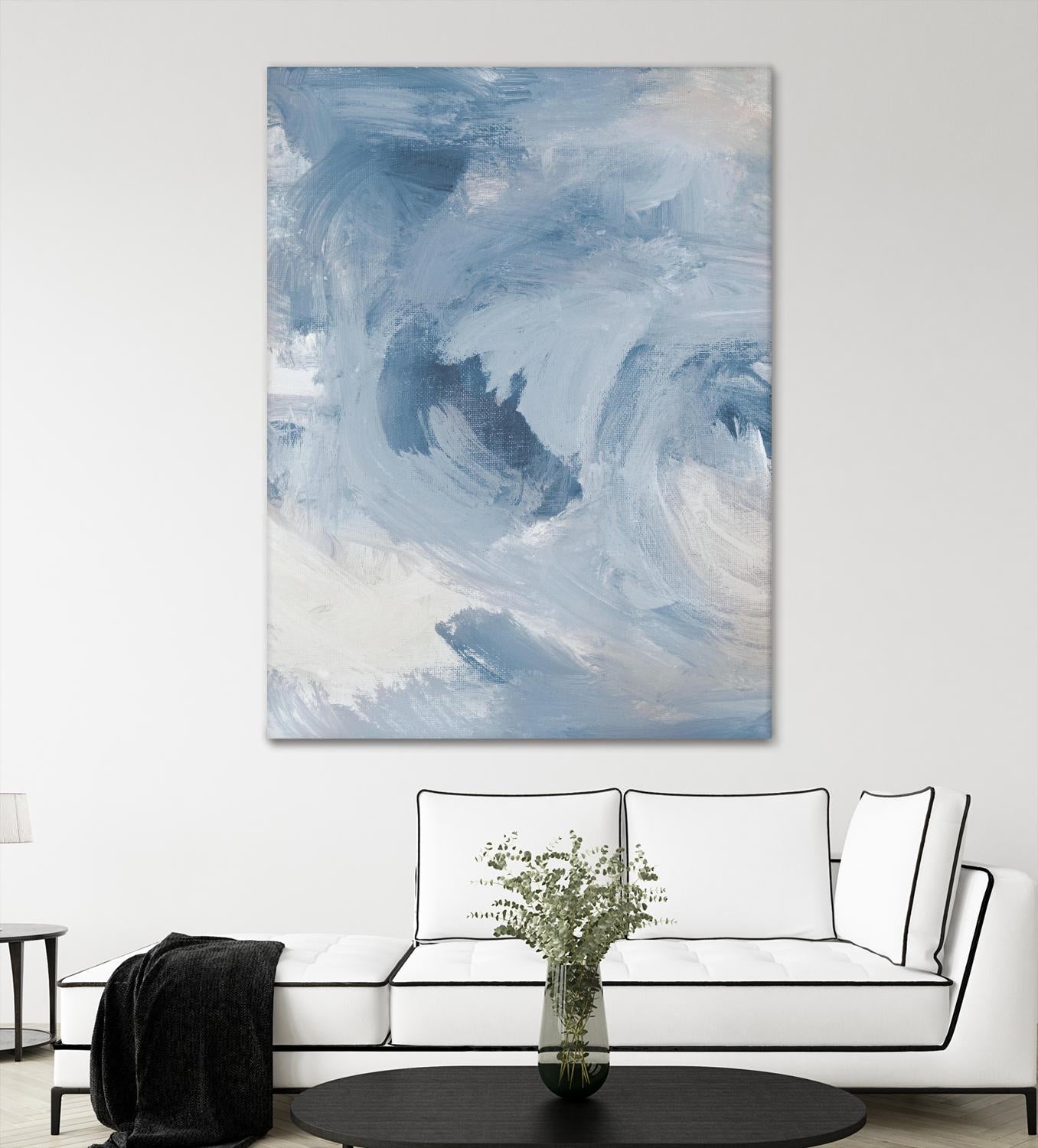 Blue Cloudy Dreams I by Lanie Loreth on GIANT ART - abstract
