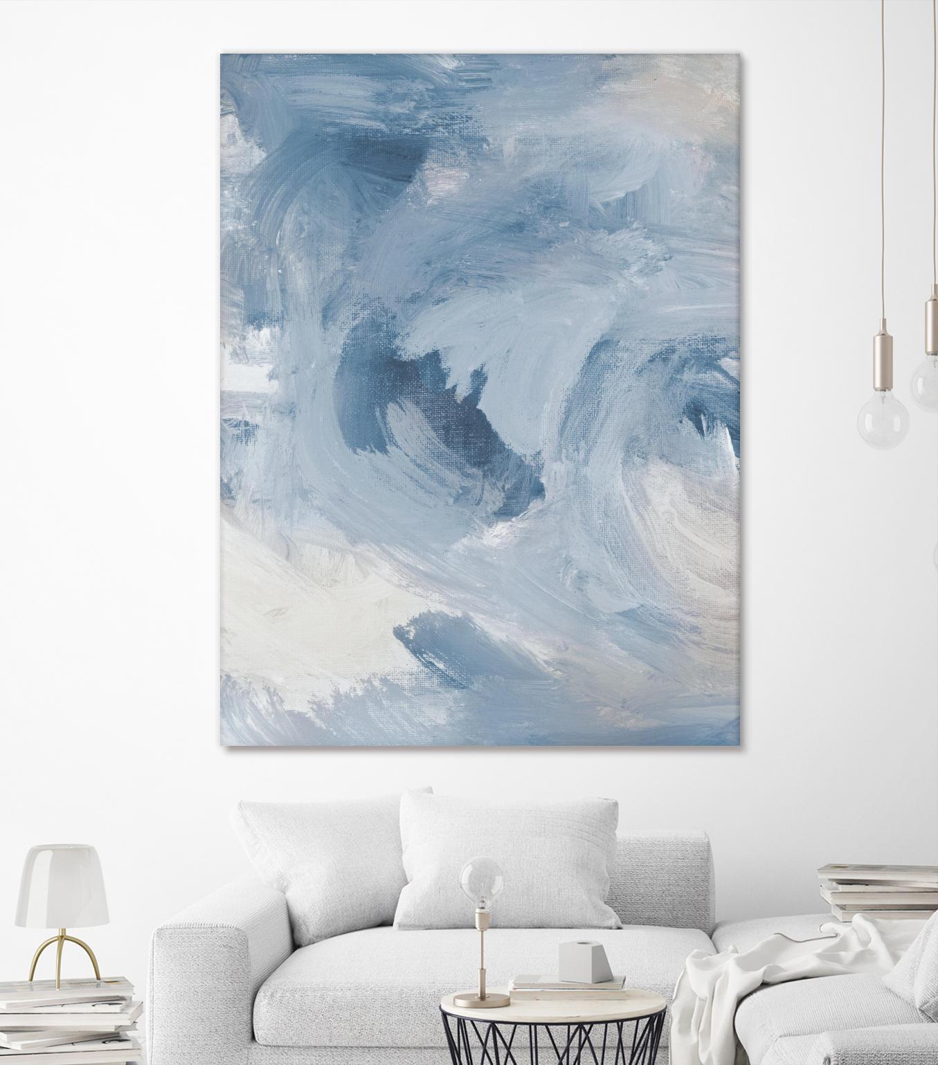 Blue Cloudy Dreams I by Lanie Loreth on GIANT ART - abstract