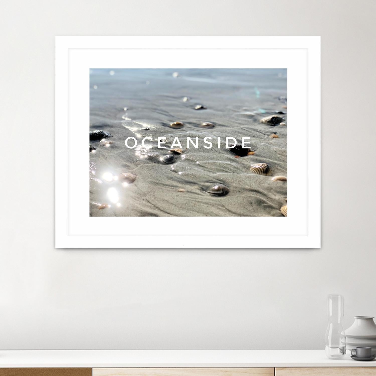 Oceanside by Acosta on GIANT ART - coastal typography