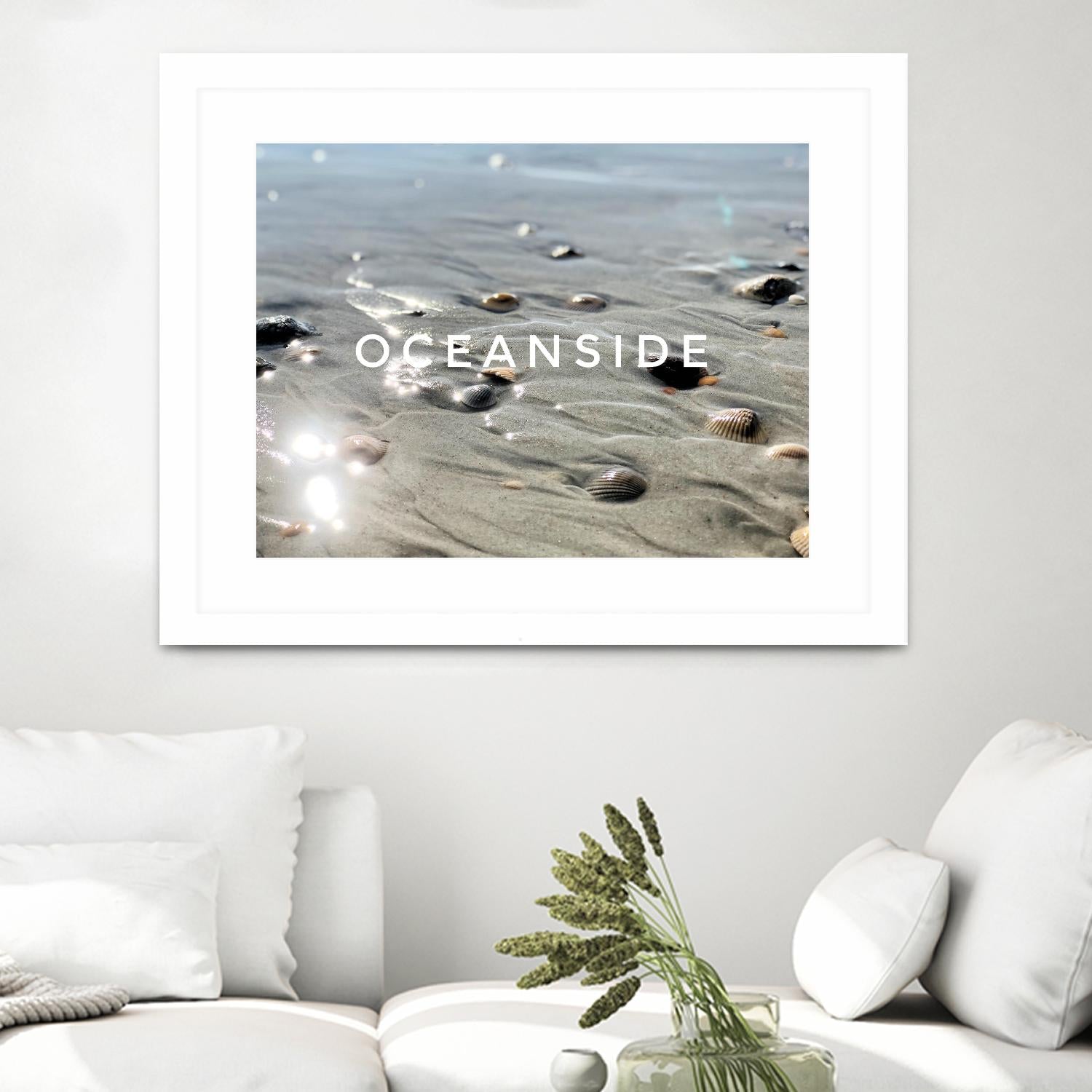 Oceanside by Acosta on GIANT ART - coastal typography