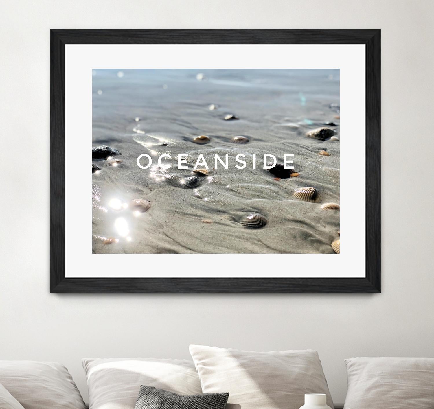 Oceanside by Acosta on GIANT ART - coastal typography