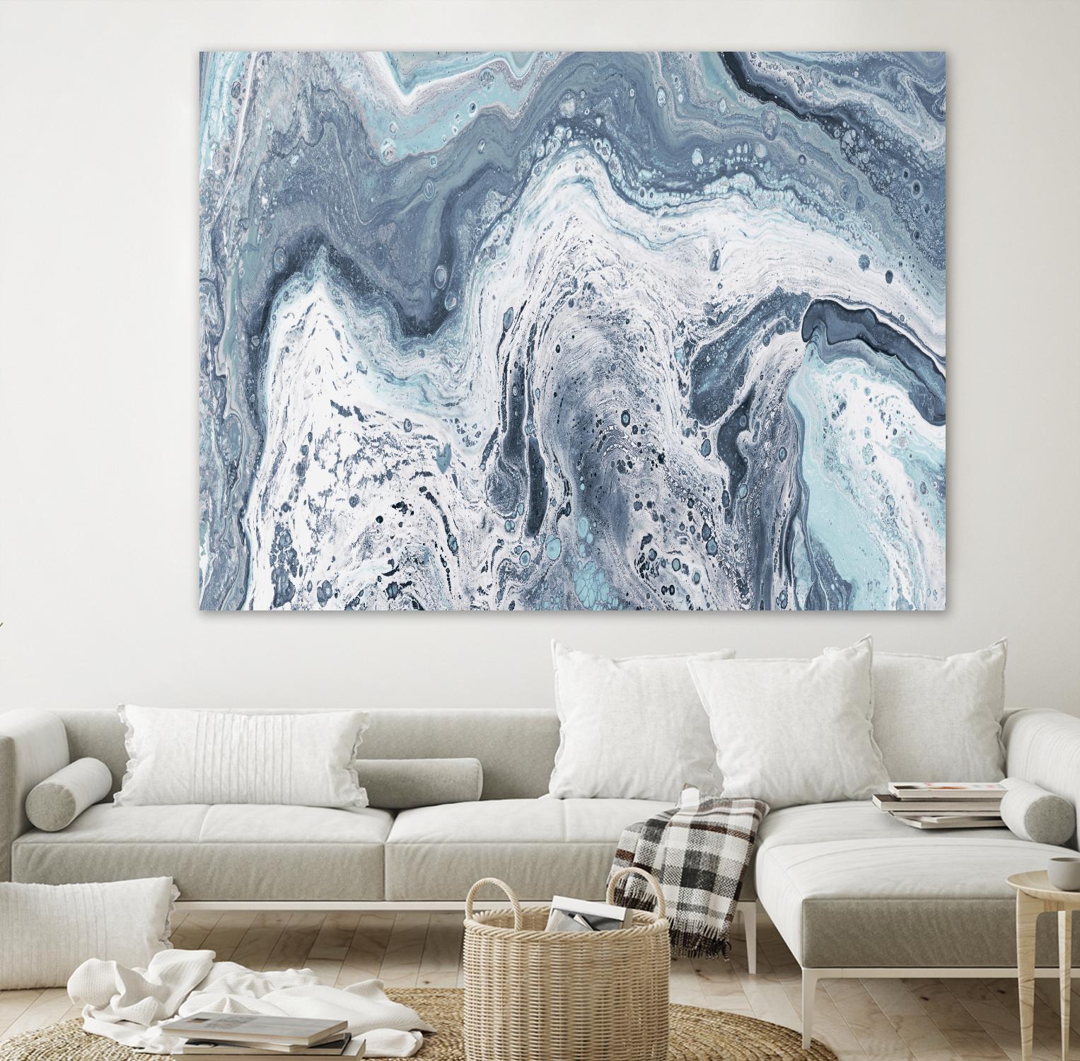 Calm Sea Abstract by Julie DeRice on GIANT ART - multi abstract