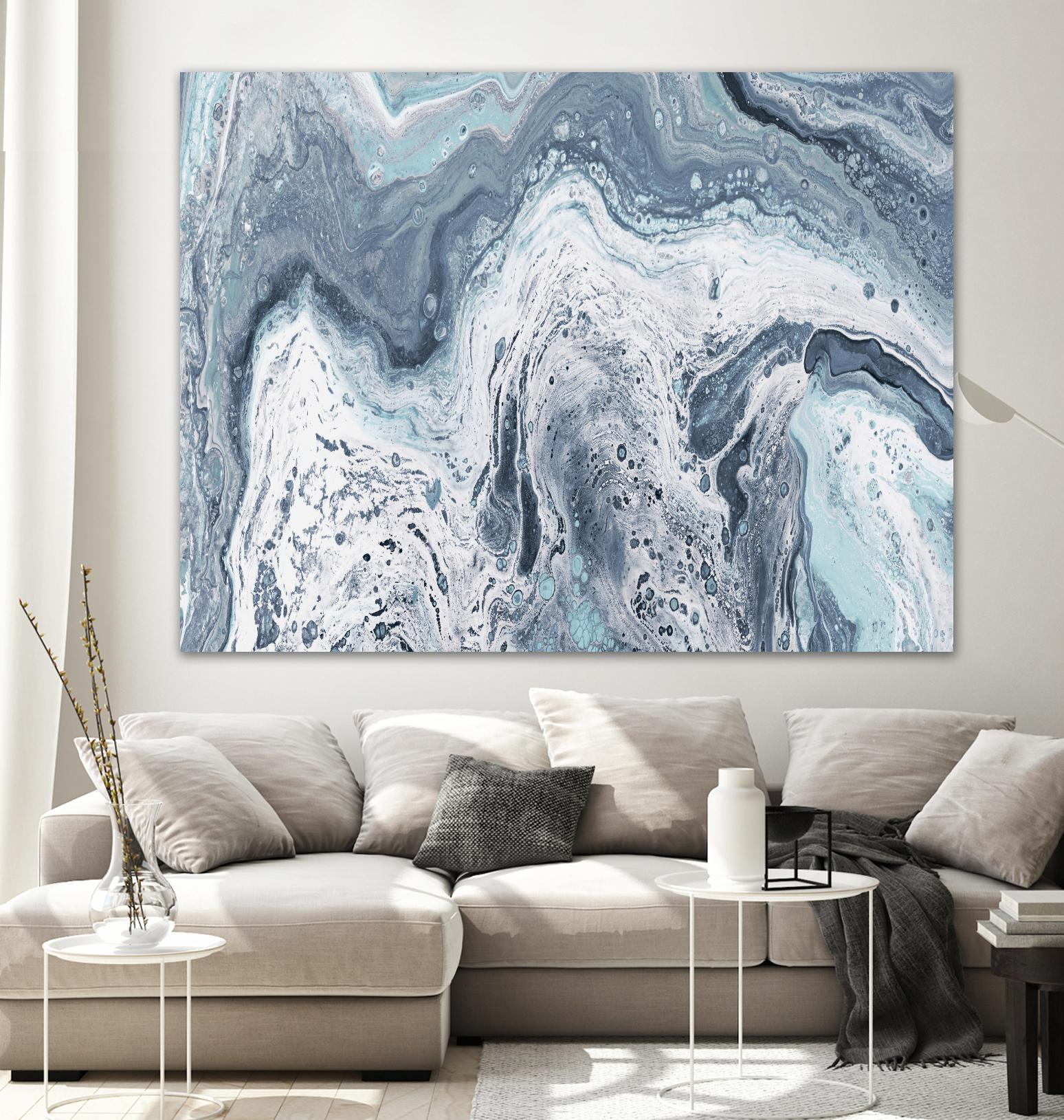 Calm Sea Abstract by Julie DeRice on GIANT ART - multi abstract