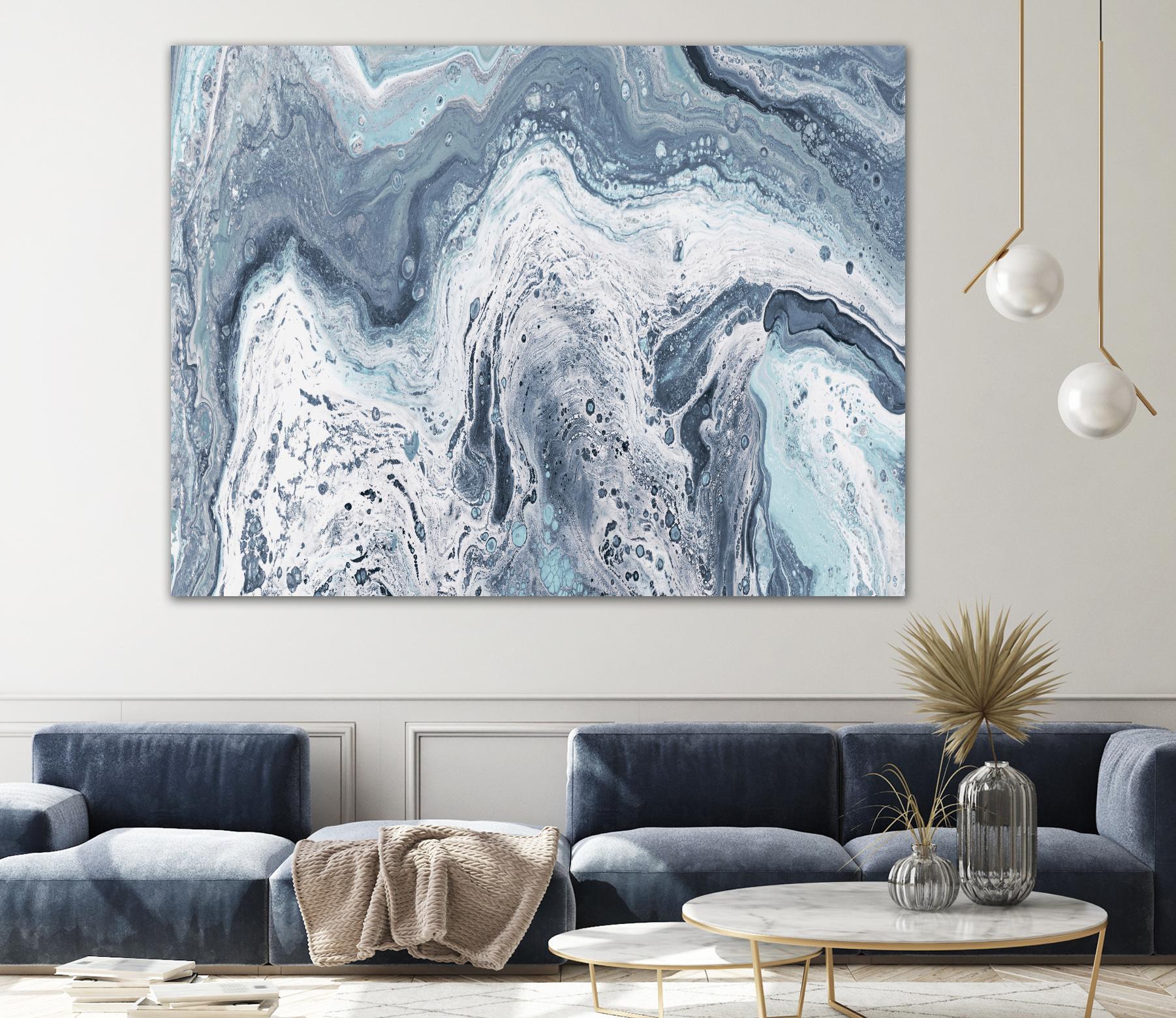 Calm Sea Abstract by Julie DeRice on GIANT ART - multi abstract