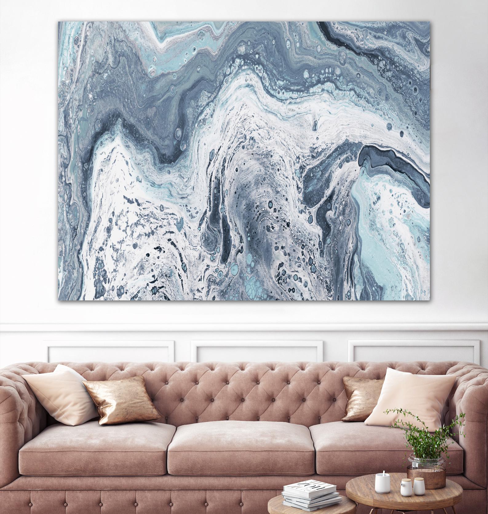 Calm Sea Abstract by Julie DeRice on GIANT ART - multi abstract