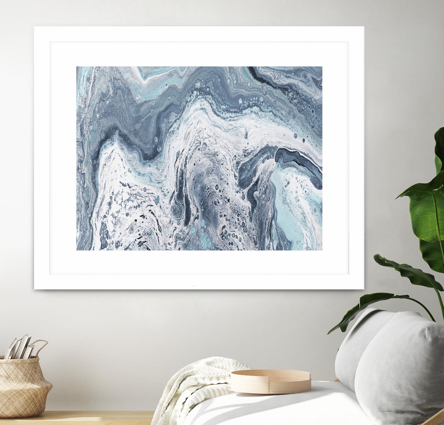 Calm Sea Abstract by Julie DeRice on GIANT ART - multi abstract